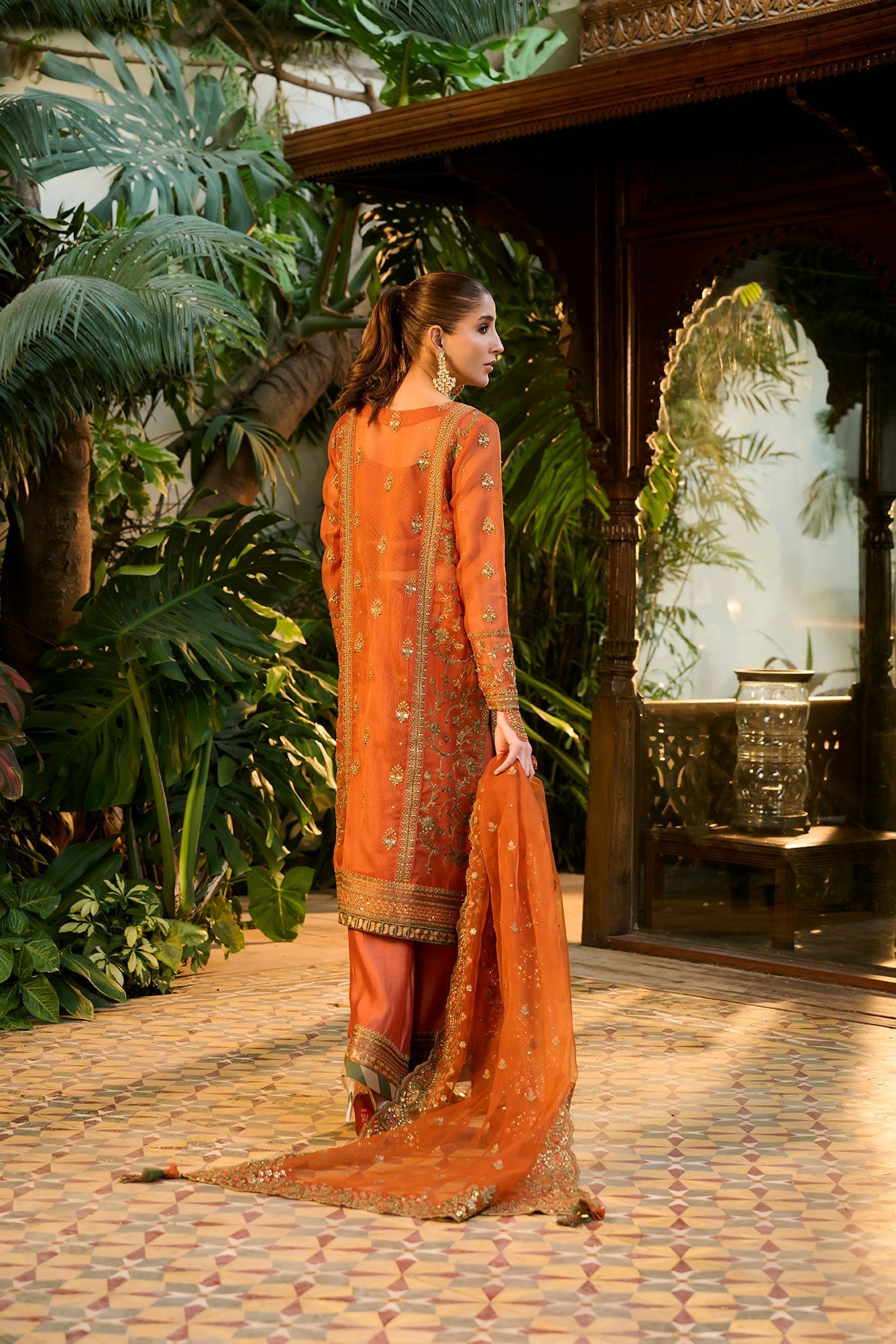 Dhanak | DHANAK COUTURE | HF-3001 RUST 3Pcs