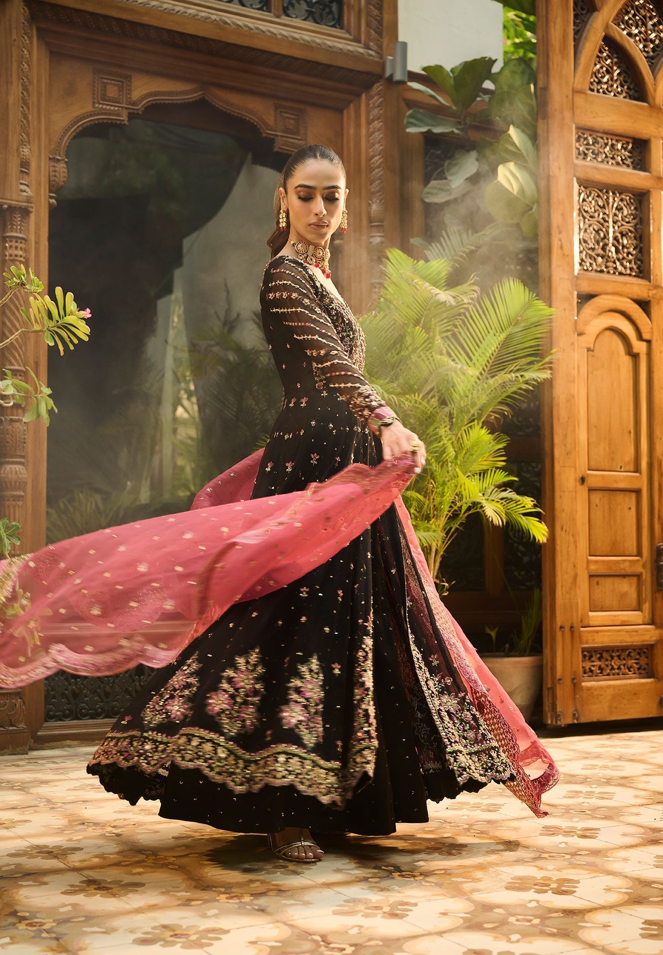 Dhanak | DHANAK COUTURE | HF-3007 BLACK 3Pcs