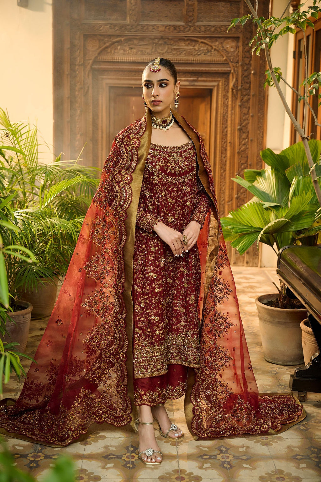 Dhanak | DHANAK COUTURE | HF-3009 RED 3Pcs