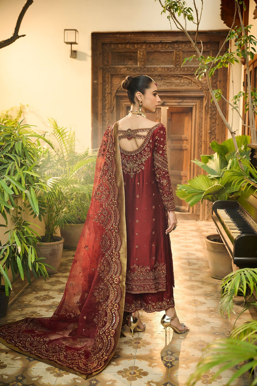 Dhanak | DHANAK COUTURE | HF-3009 RED 3Pcs