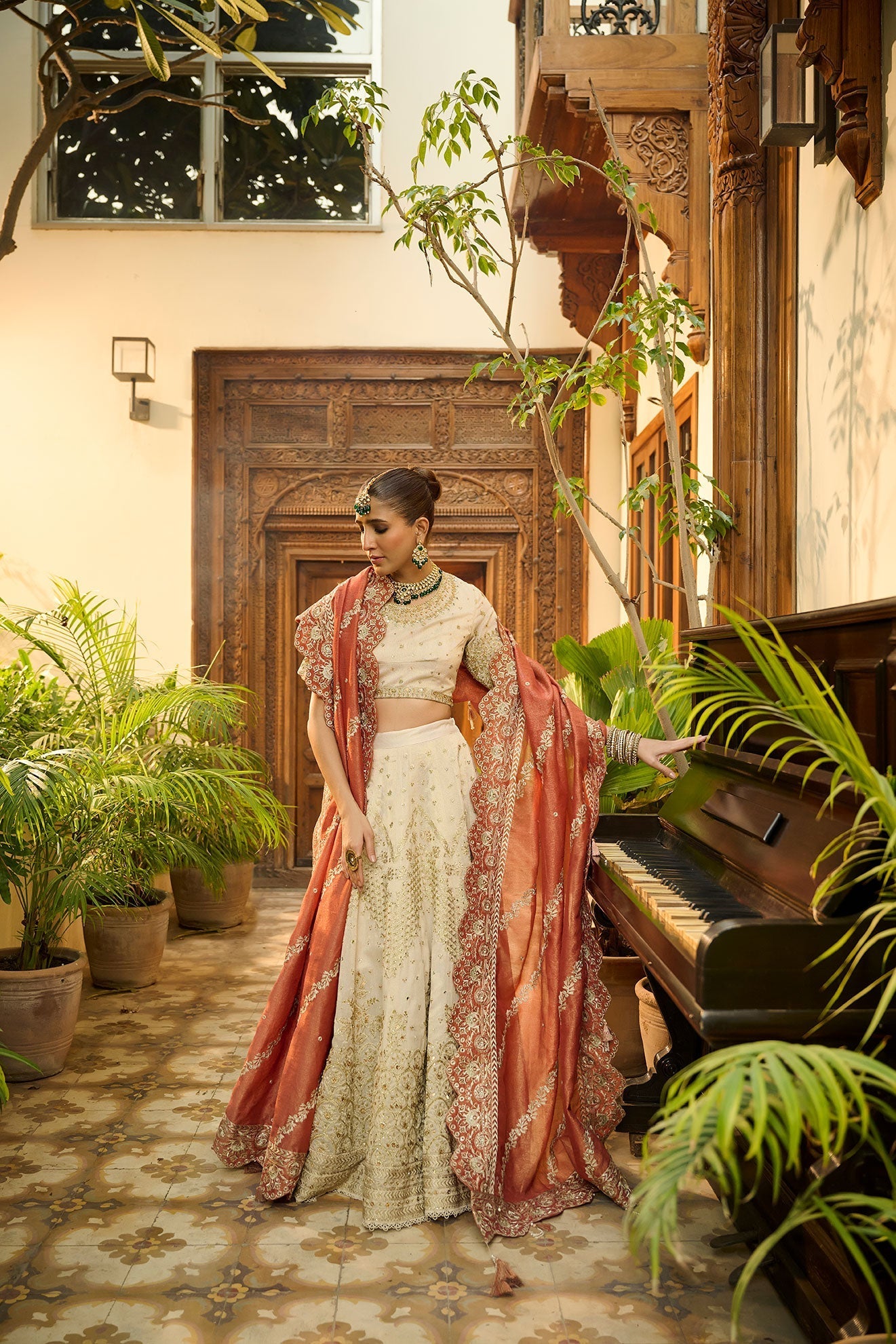 Dhanak | DHANAK COUTURE | HF-3006 BEIGE 3Pcs
