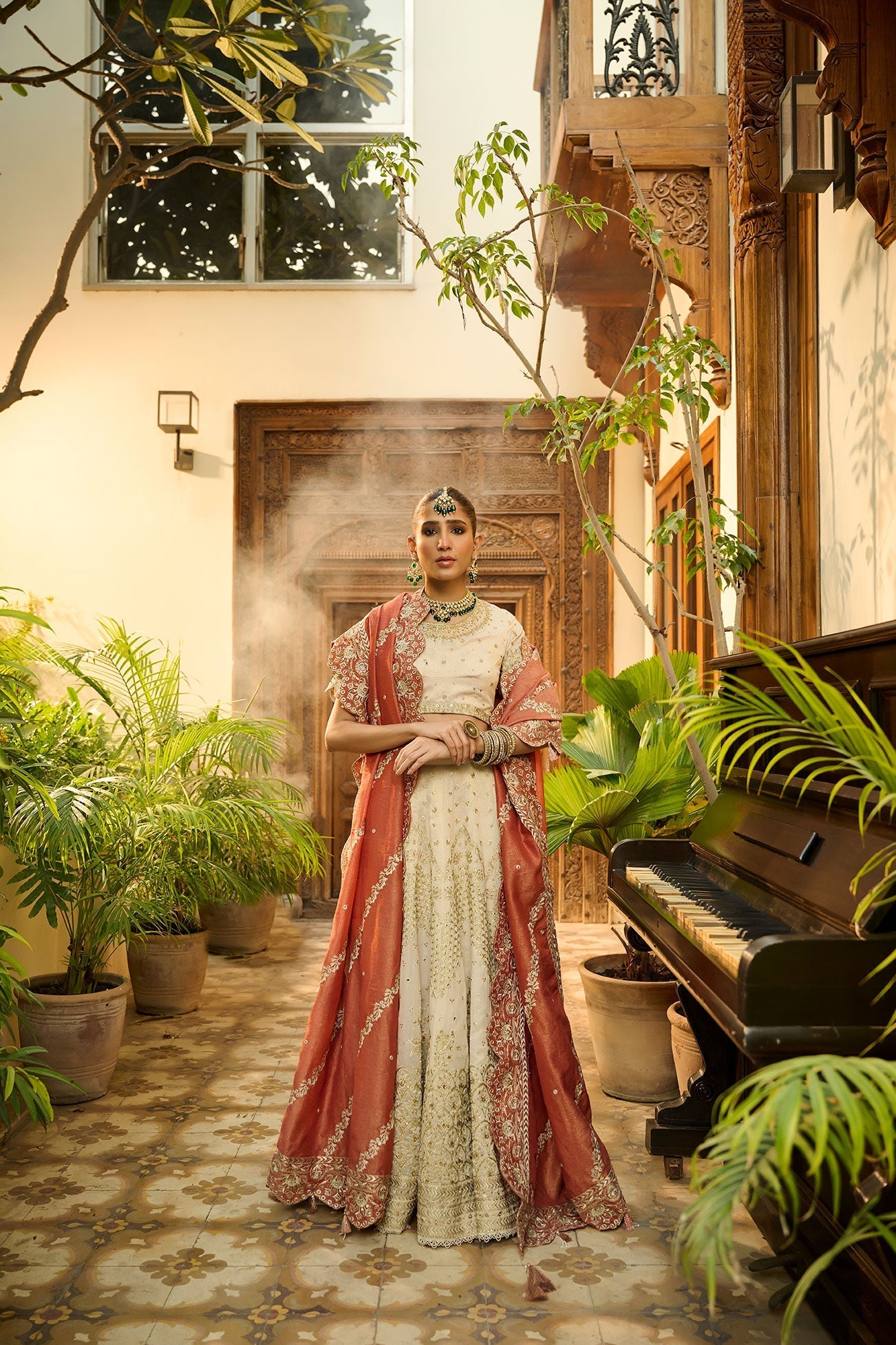 Dhanak | DHANAK COUTURE | HF-3006 BEIGE 3Pcs