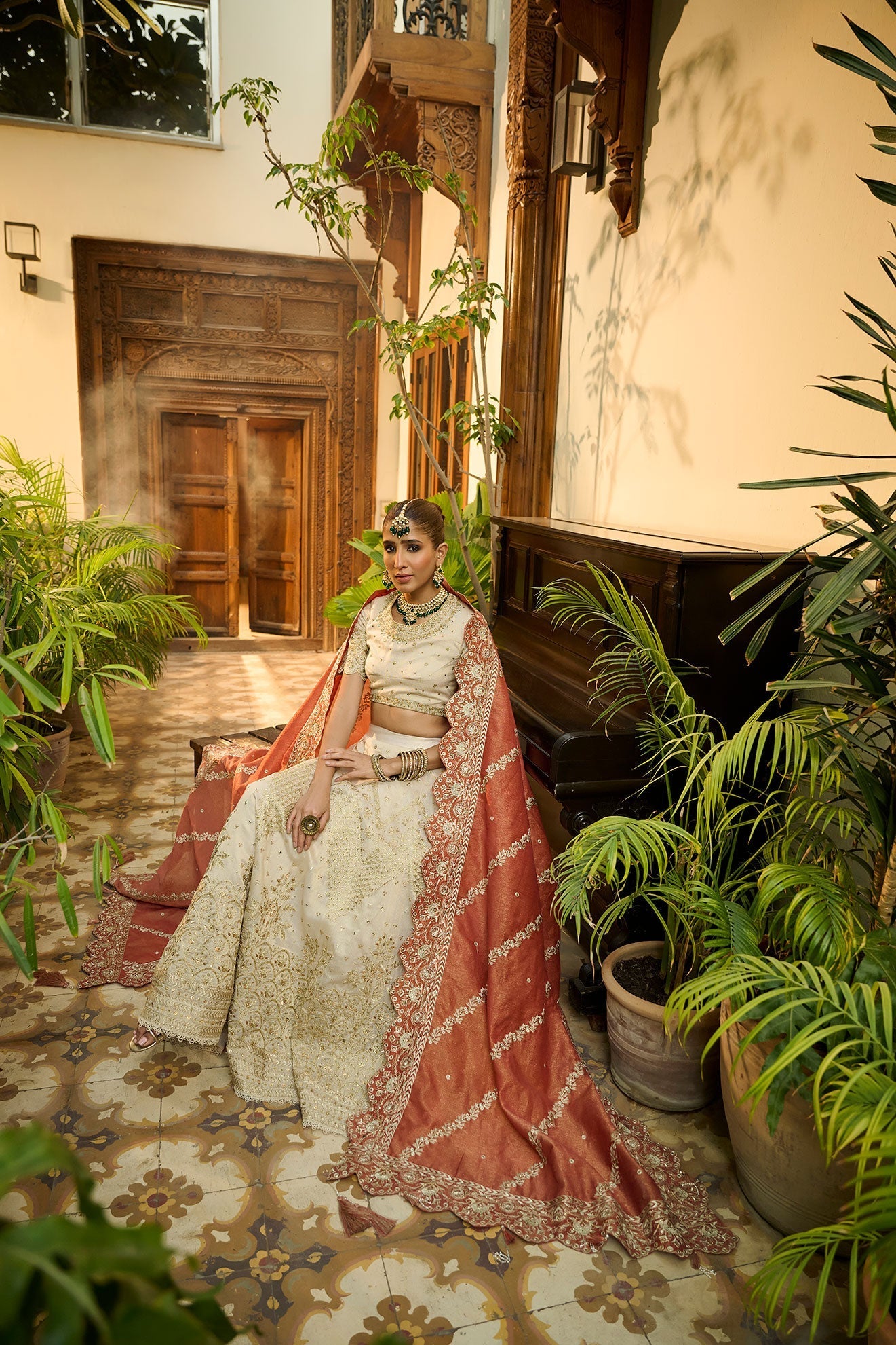 Dhanak | DHANAK COUTURE | HF-3006 BEIGE 3Pcs