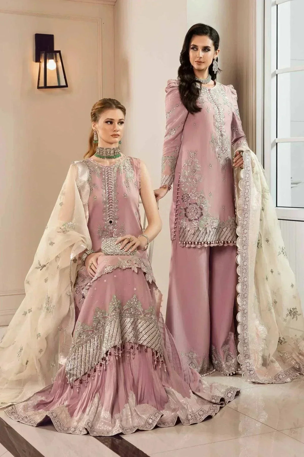 Maria B | Sateen Formals 23 | Mauve CST-706 - House Of Anaya