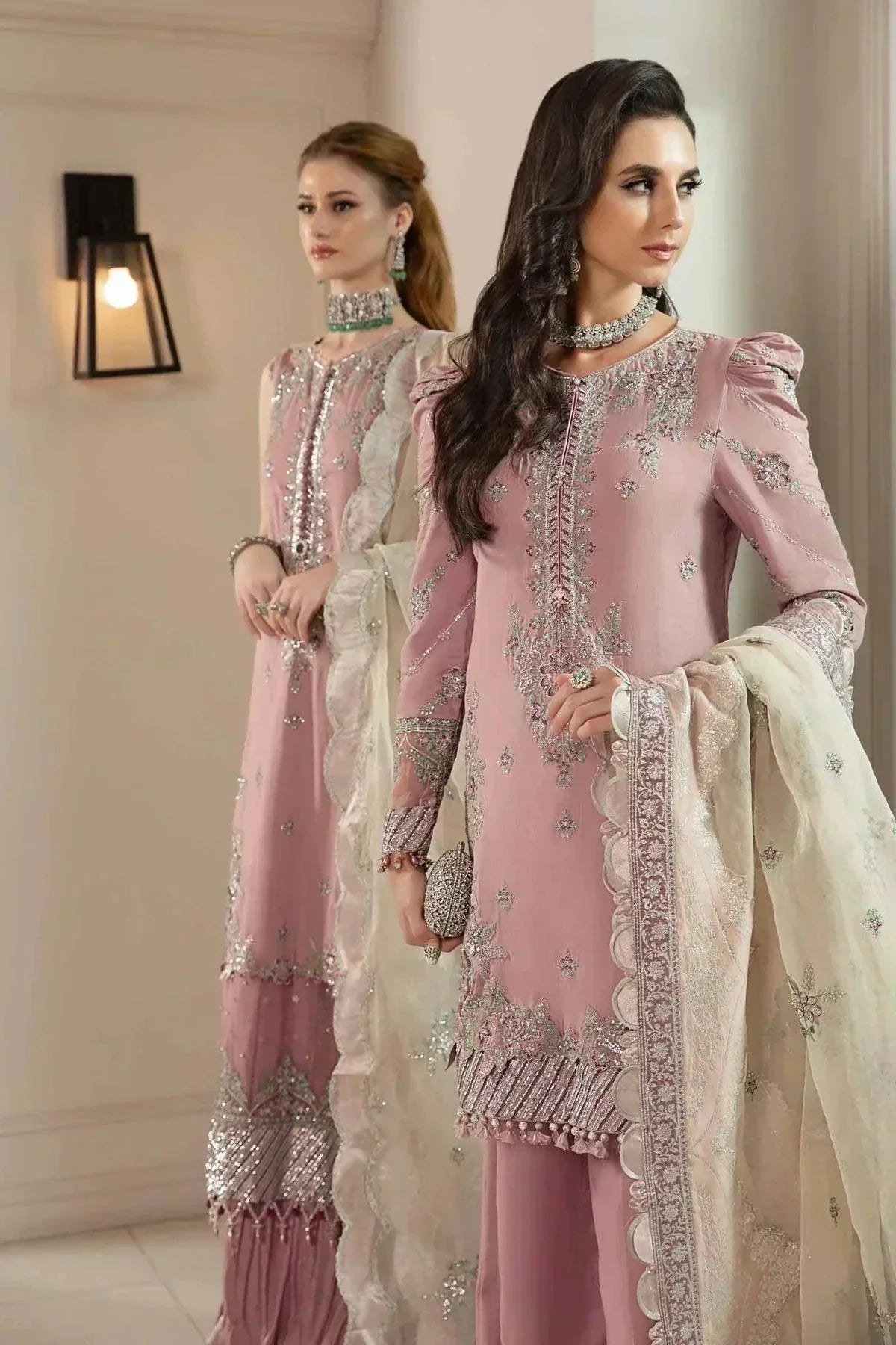 Maria B | Sateen Formals 23 | Mauve CST-706 - House Of Anaya