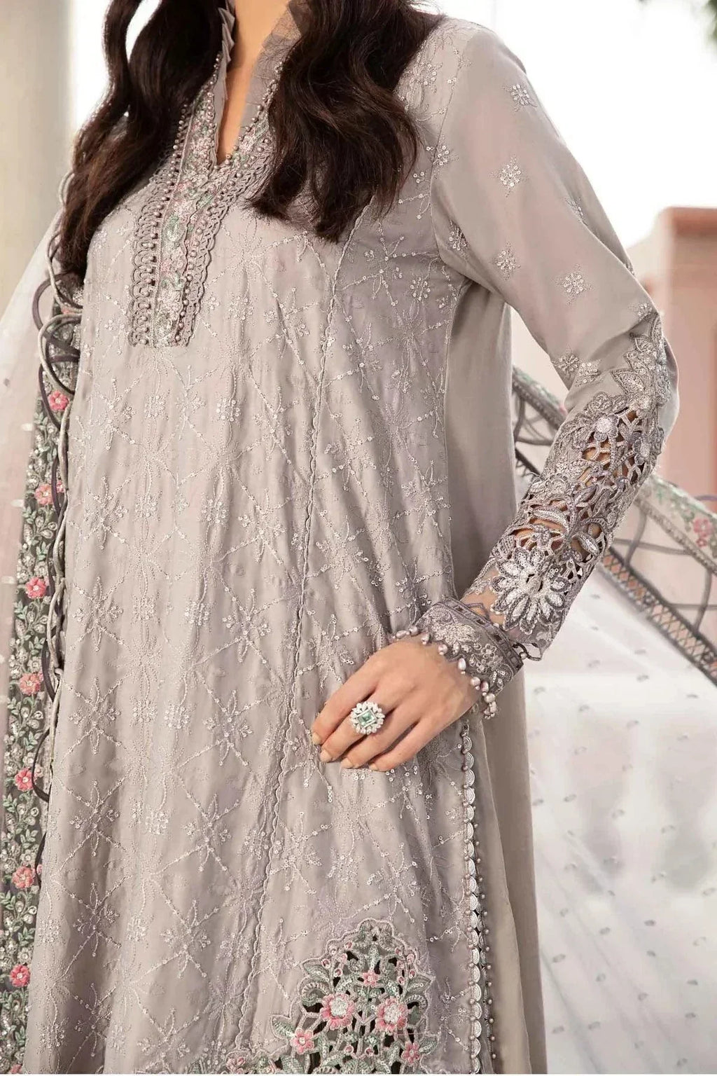 Maria B | Sateen Formals 23 | Black CST-707 - House Of Anaya