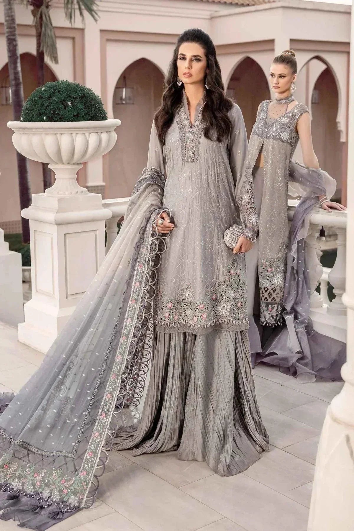 Maria B | Sateen Formals 23 | Black CST-707 - House Of Anaya