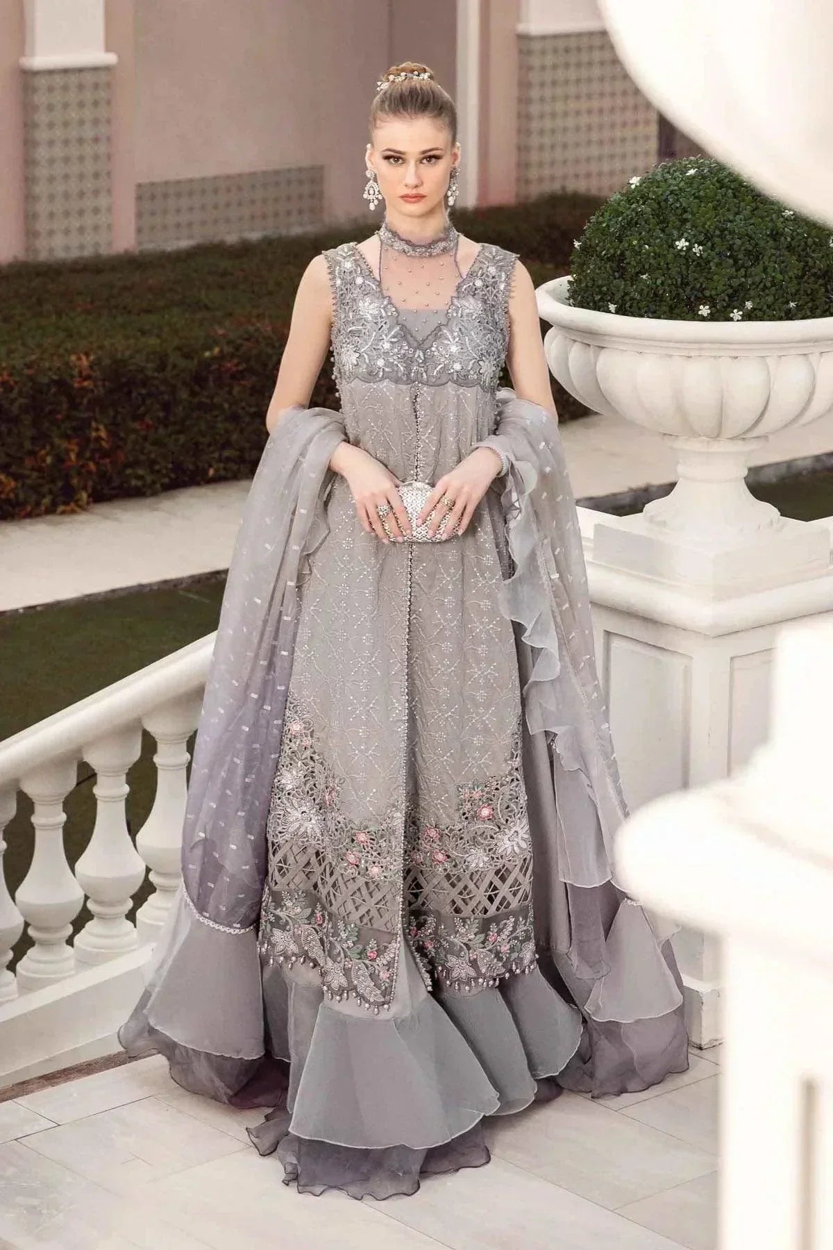 Maria B | Sateen Formals 23 | Black CST-707 - House Of Anaya