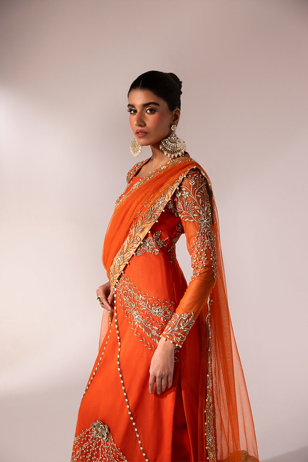 Caia | Regine Luxury Formal23 | TANGERINE - Riwayat-e-Khas