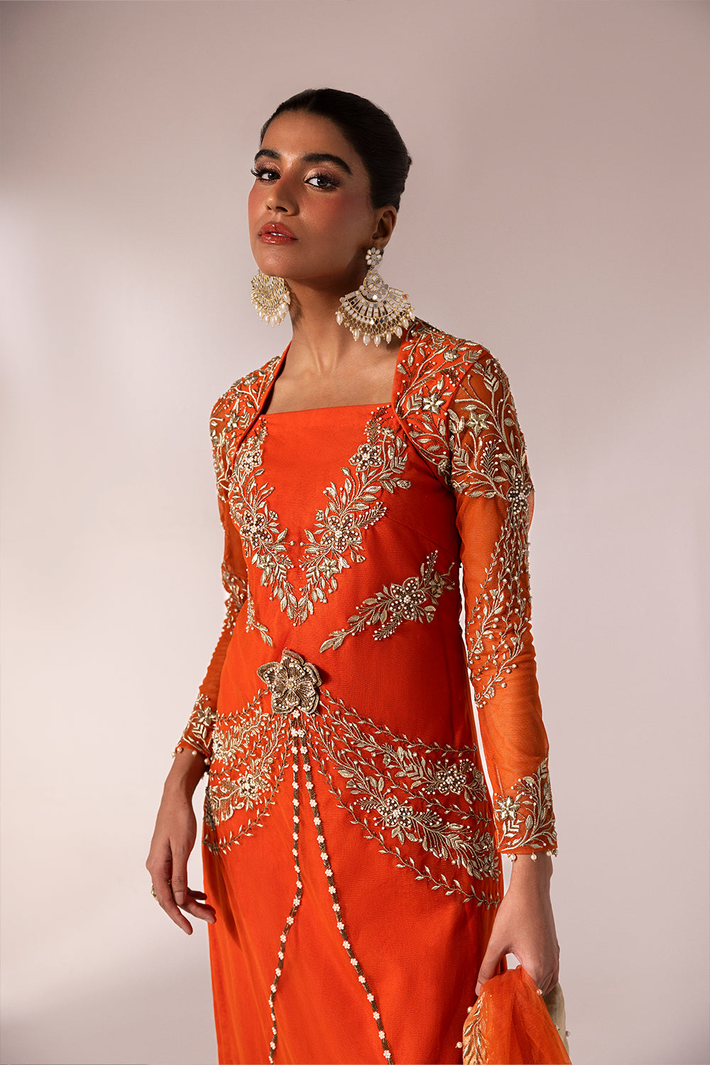 Caia | Regine Luxury Formal23 | TANGERINE - Riwayat-e-Khas