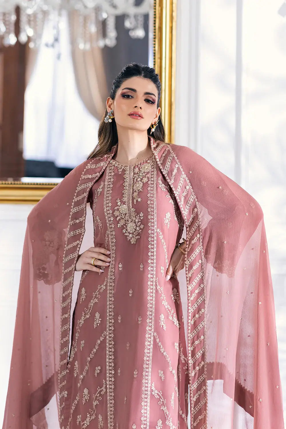 Azure | Embroidered Ensembles 23 | Candy Blush - Riwayat-e-Khas