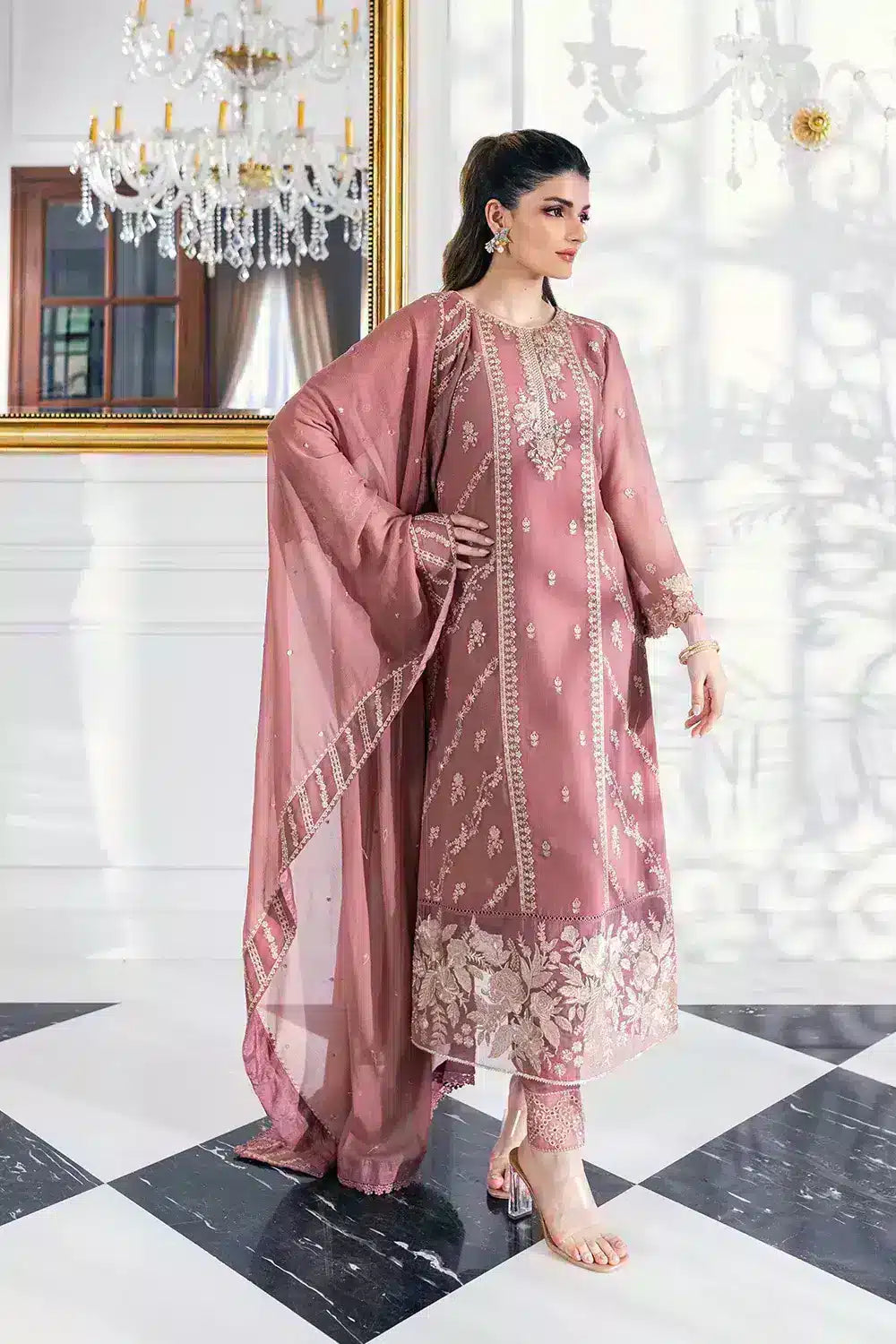 Azure | Embroidered Ensembles 23 | Candy Blush - Riwayat-e-Khas