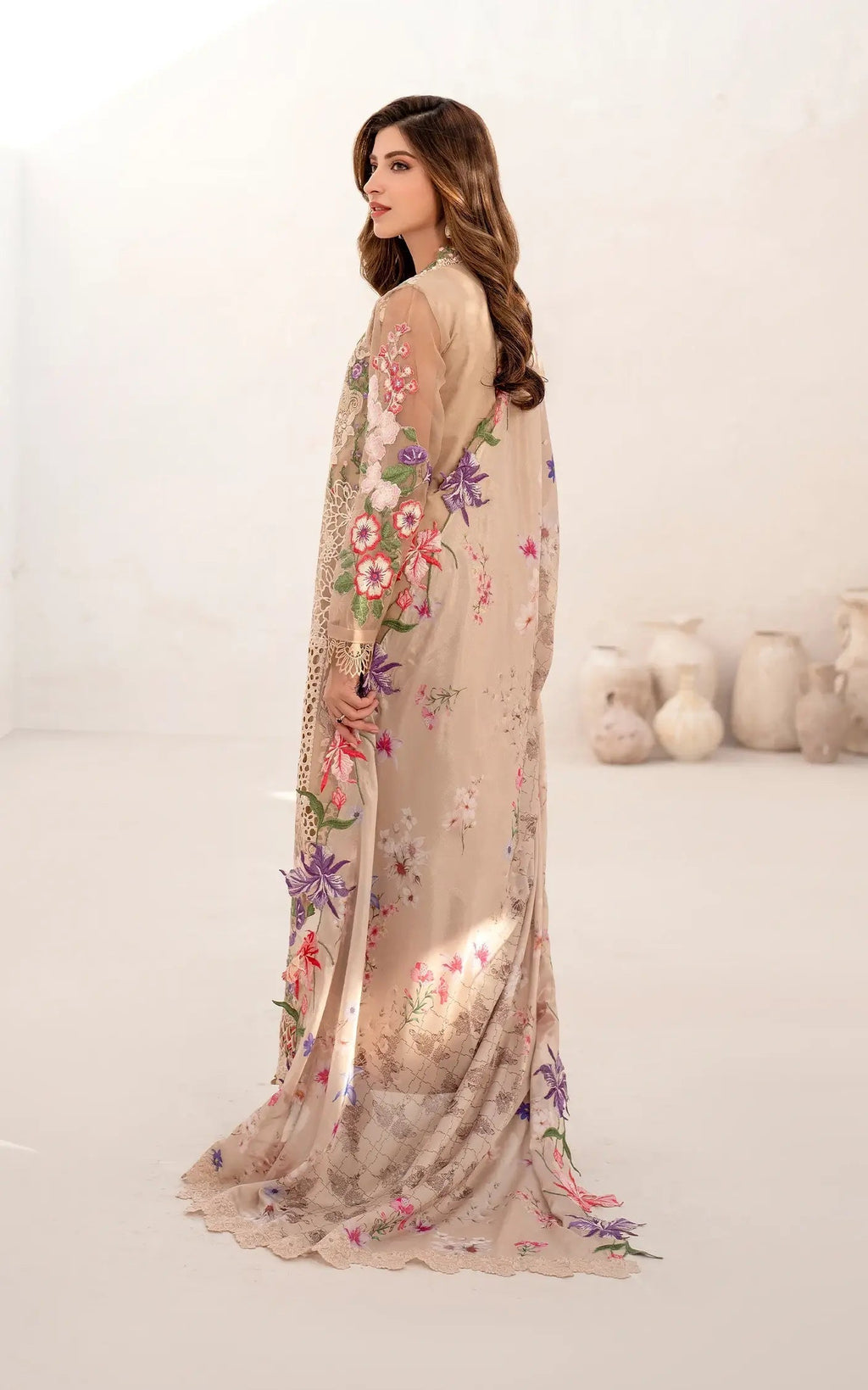 Asifa and Nabeel | Azalia Summer 25 | Carnation (AZL25-09) - Riwayat-e-Khas