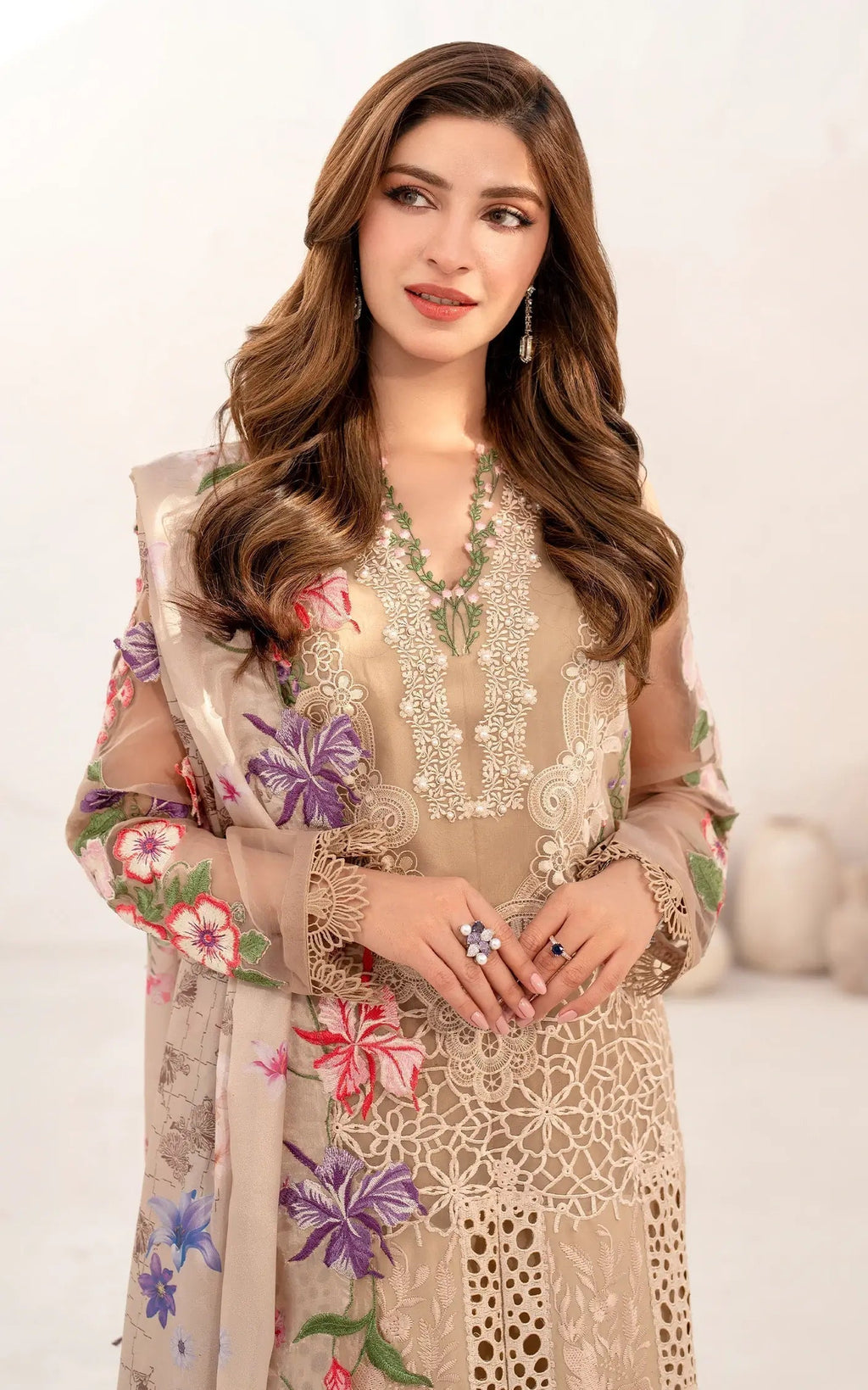 Asifa and Nabeel | Azalia Summer 25 | Carnation (AZL25-09) - Riwayat-e-Khas
