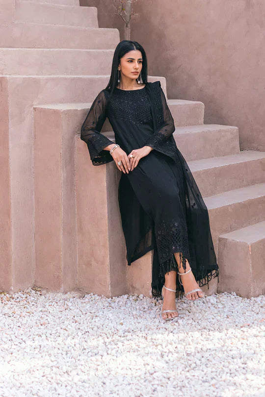 Azure | Embroidered Ensembles 3 Pcs | Charcoal Charm - Riwayat-e-Khas
