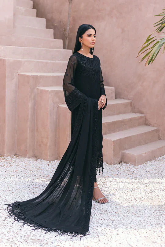 Azure | Embroidered Ensembles 3 Pcs | Charcoal Charm - Riwayat-e-Khas