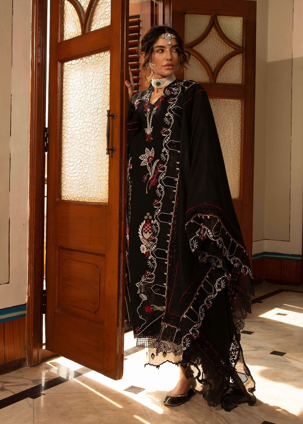 Crimson | Aaleen Winter 24 | Meenakari