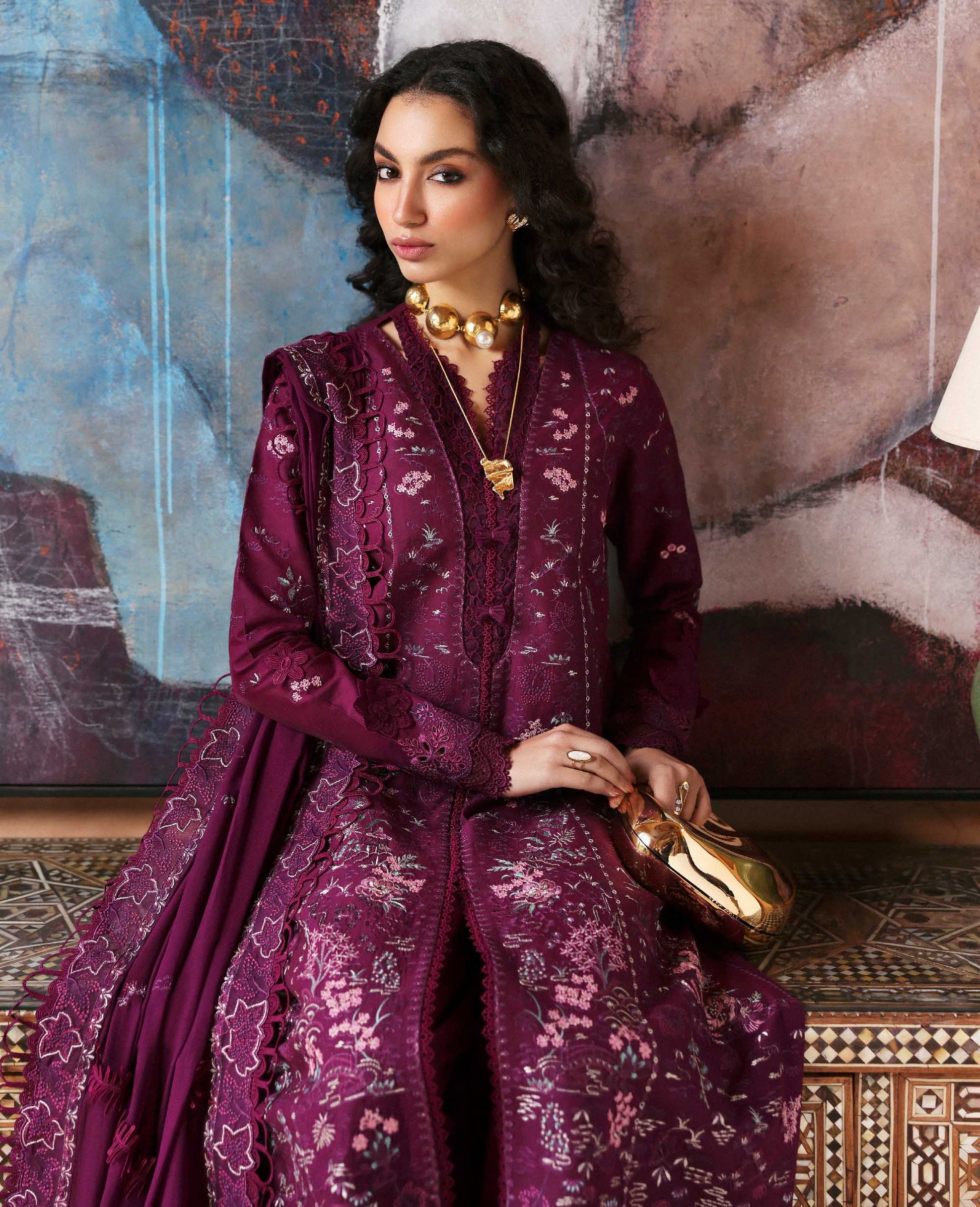Republic Womenswear | Embroidered Pret 26 | Cysia