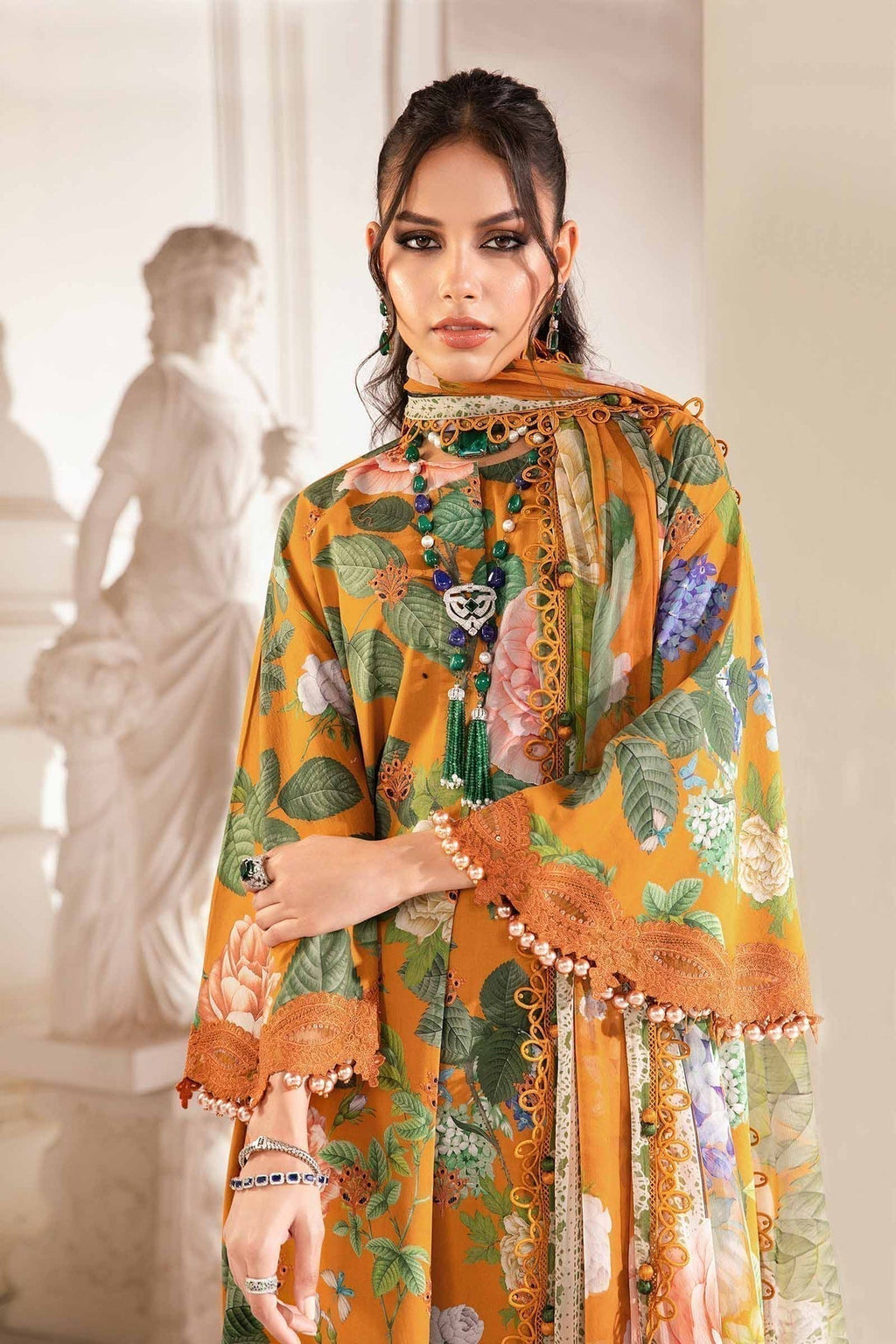 Maria.B | M Print Eid Edit | MPT-2210-B - House Of Anaya