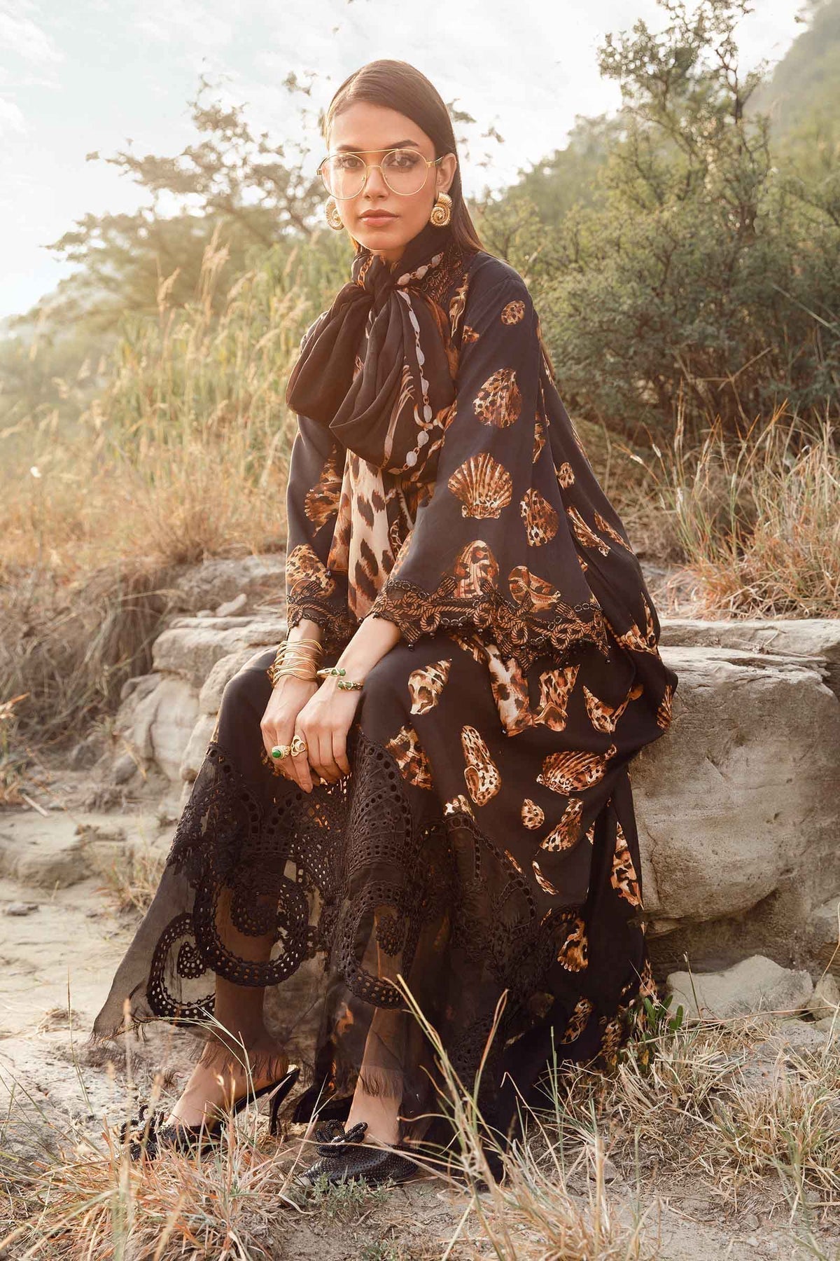 Maria B | M Prints Winter 24 | MPT-2410-B - House Of Anaya