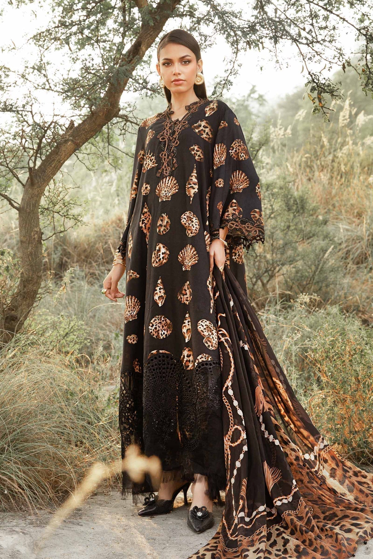 Maria B | M Prints Winter 24 | MPT-2410-B - House Of Anaya