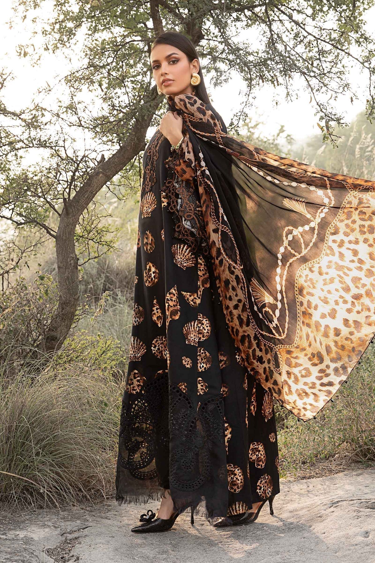 Maria B | M Prints Winter 24 | MPT-2410-B - House Of Anaya