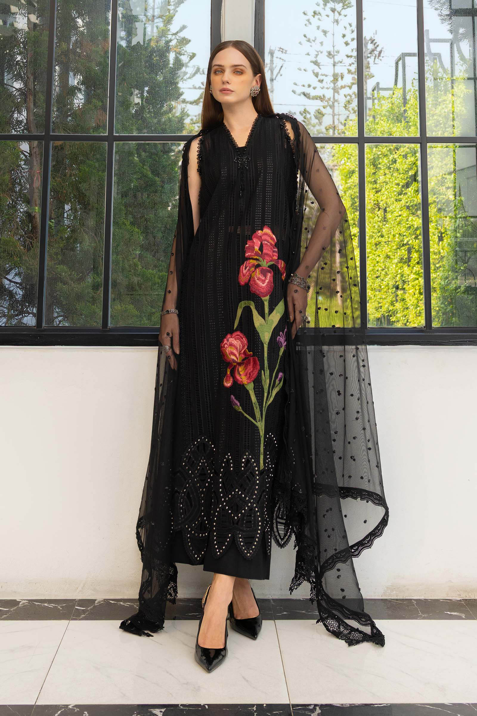 Maria B | Luxury Lawn 26 | 3 Piece Embroidered Lawn Suit