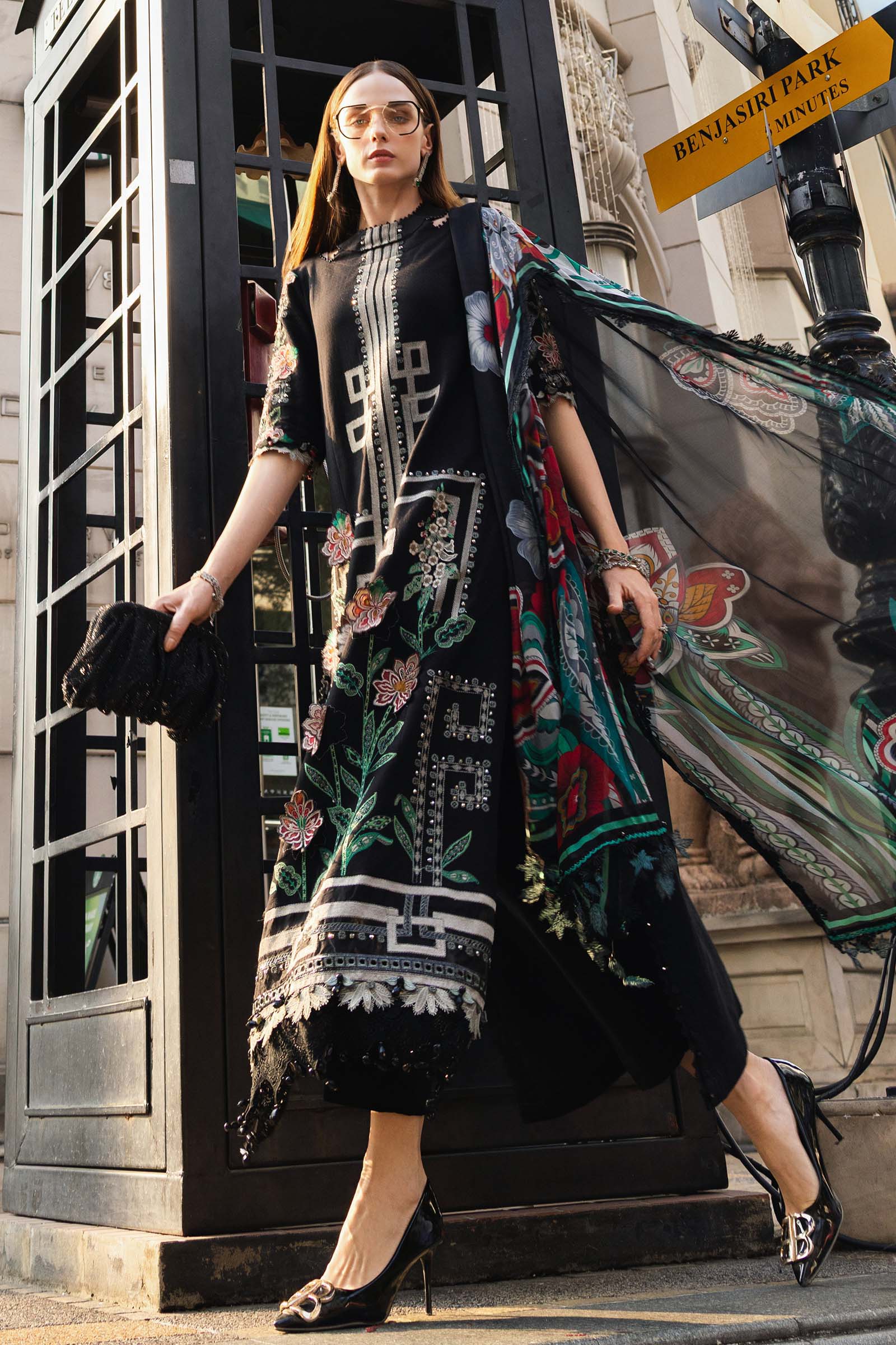 Maria B | Luxury Lawn 26 | 3 Piece Embroidered Jacquard Lawn Suit
