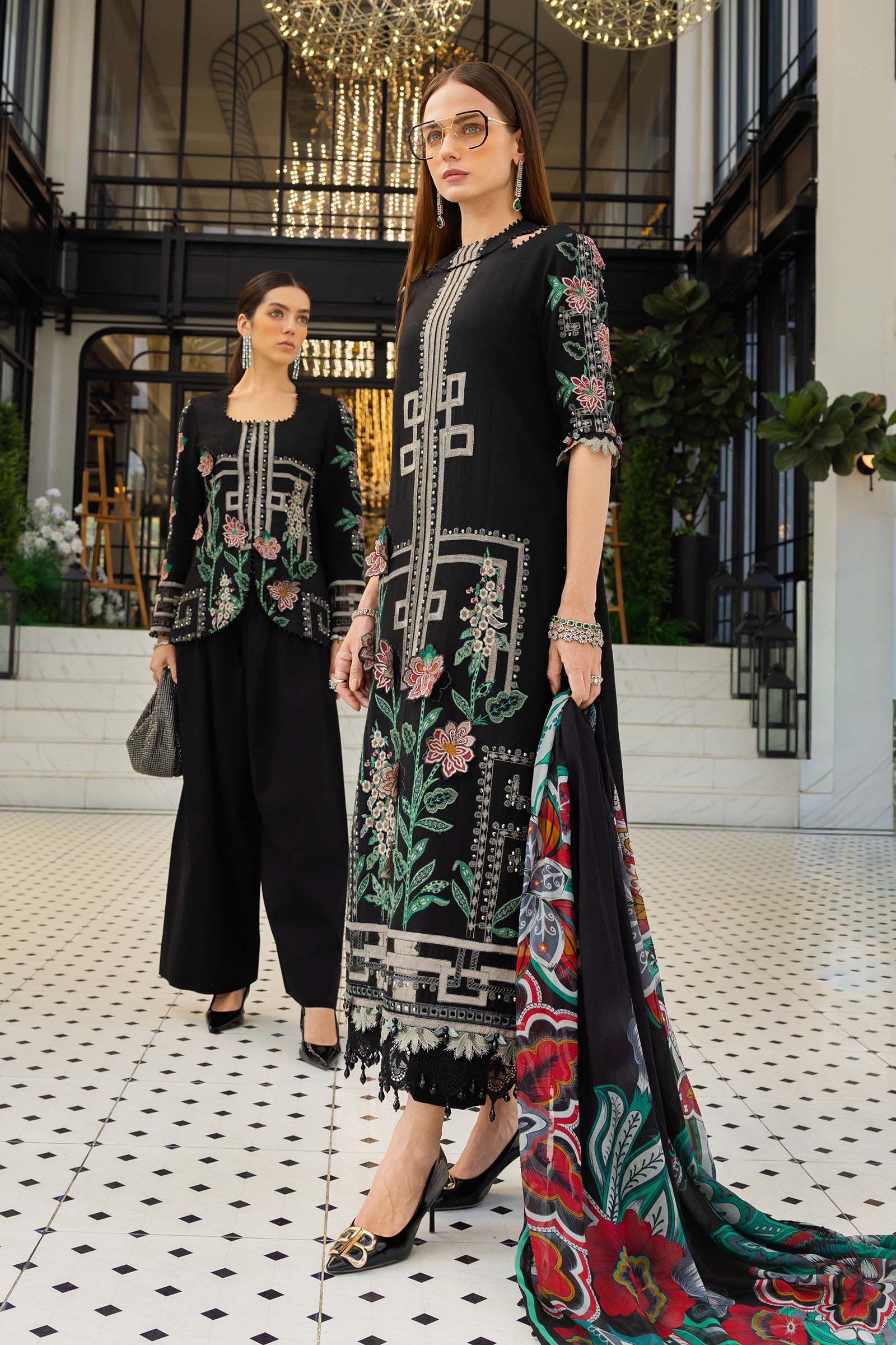 Maria B | Luxury Lawn 26 | 3 Piece Embroidered Jacquard Lawn Suit