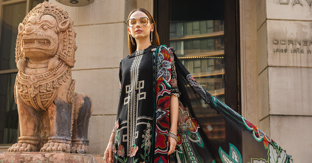 Maria B | Luxury Lawn 26 | 3 Piece Embroidered Jacquard Lawn Suit