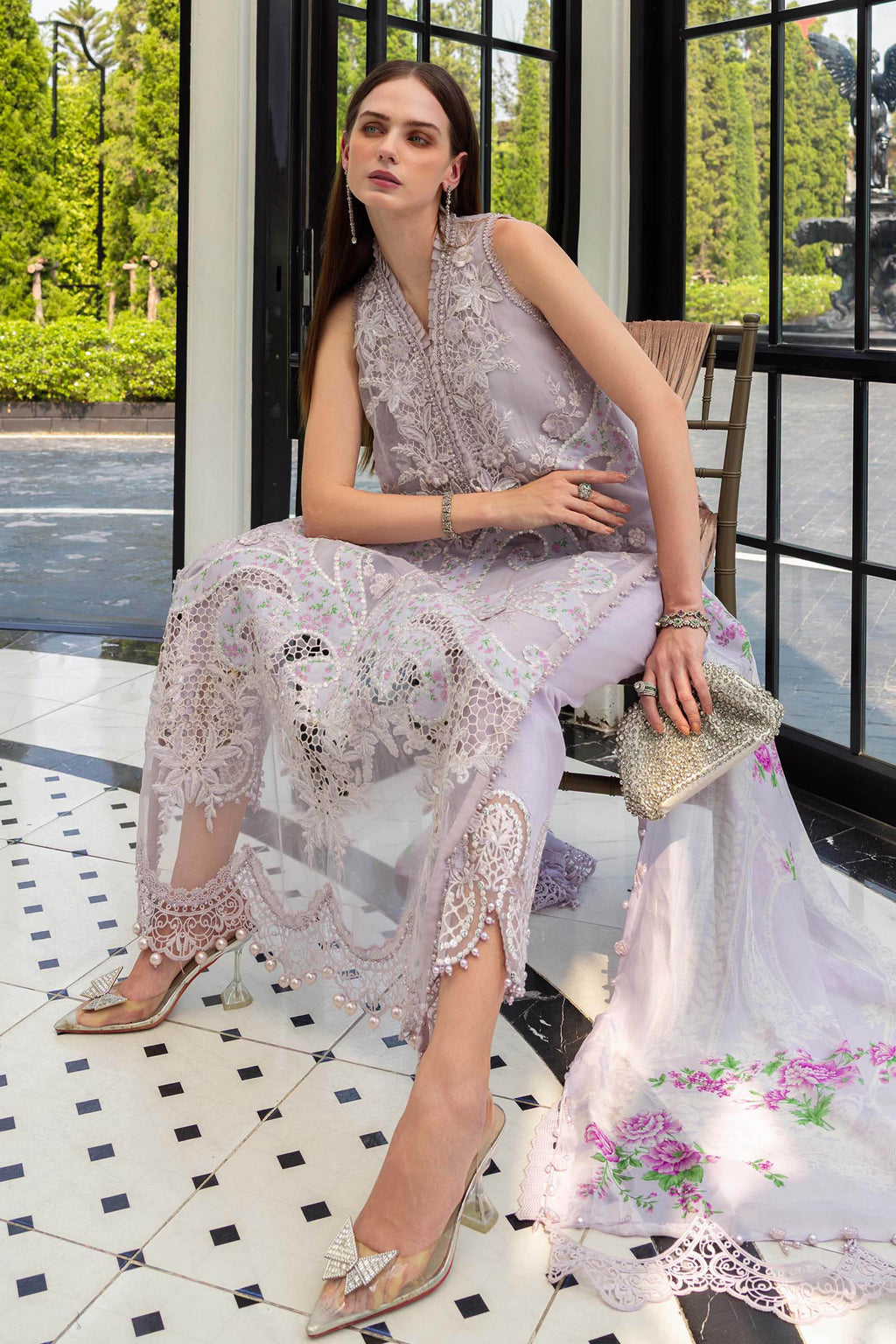Maria B | Luxury Lawn 26 | 3 Piece Embroidered Lawn Suit