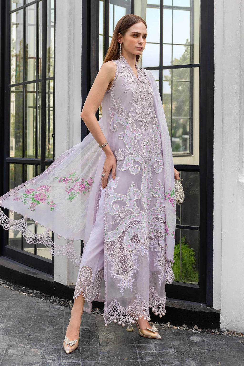 Maria B | Luxury Lawn 26 | 3 Piece Embroidered Lawn Suit