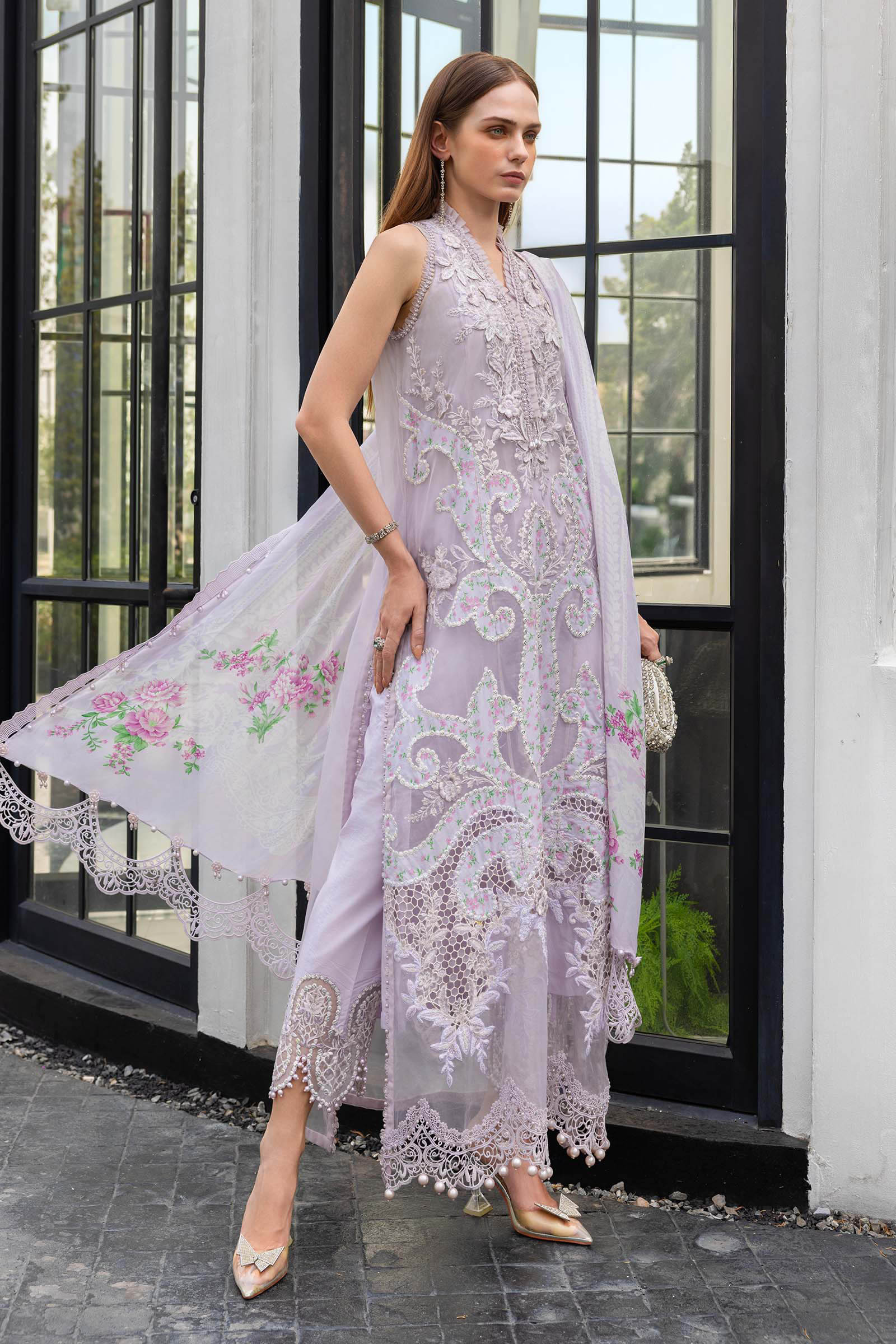 Maria B | Luxury Lawn 26 | 3 Piece Embroidered Lawn Suit