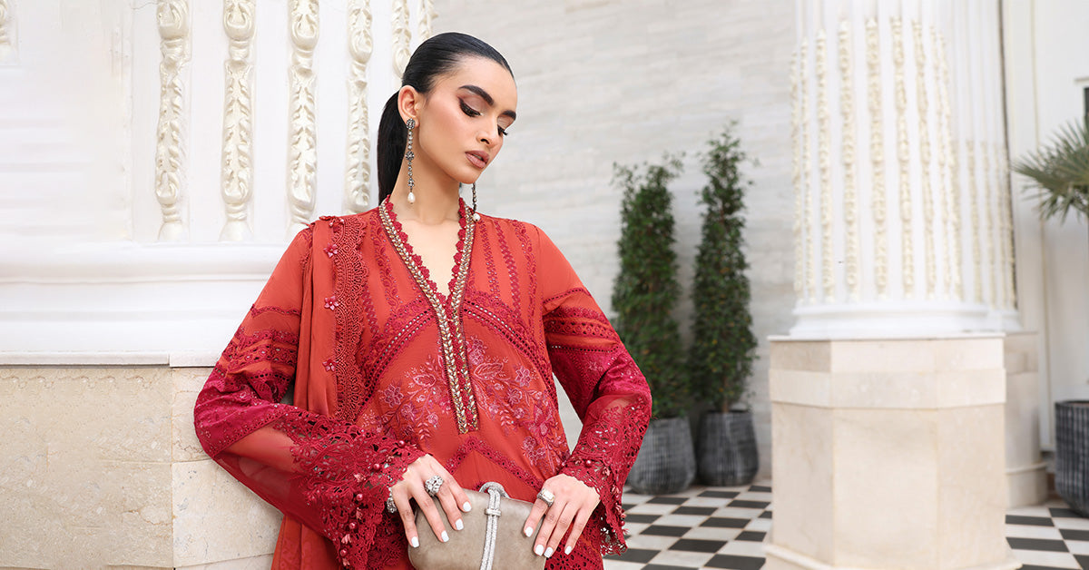 Maria B | Luxury Lawn 26 | 3 Piece Embroidered Lawn Suit