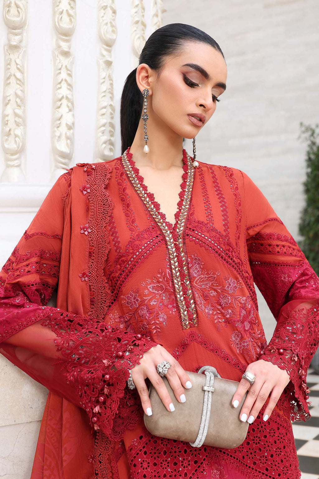 Maria B | Luxury Lawn 26 | 3 Piece Embroidered Lawn Suit