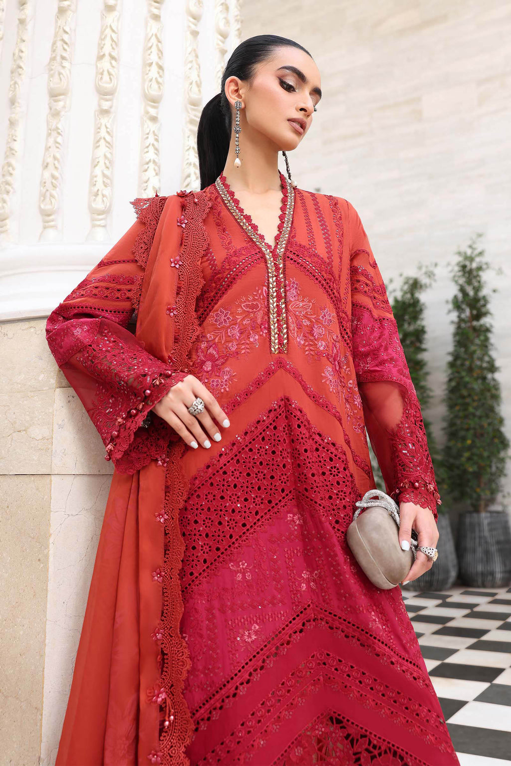 Maria B | Luxury Lawn 26 | 3 Piece Embroidered Lawn Suit