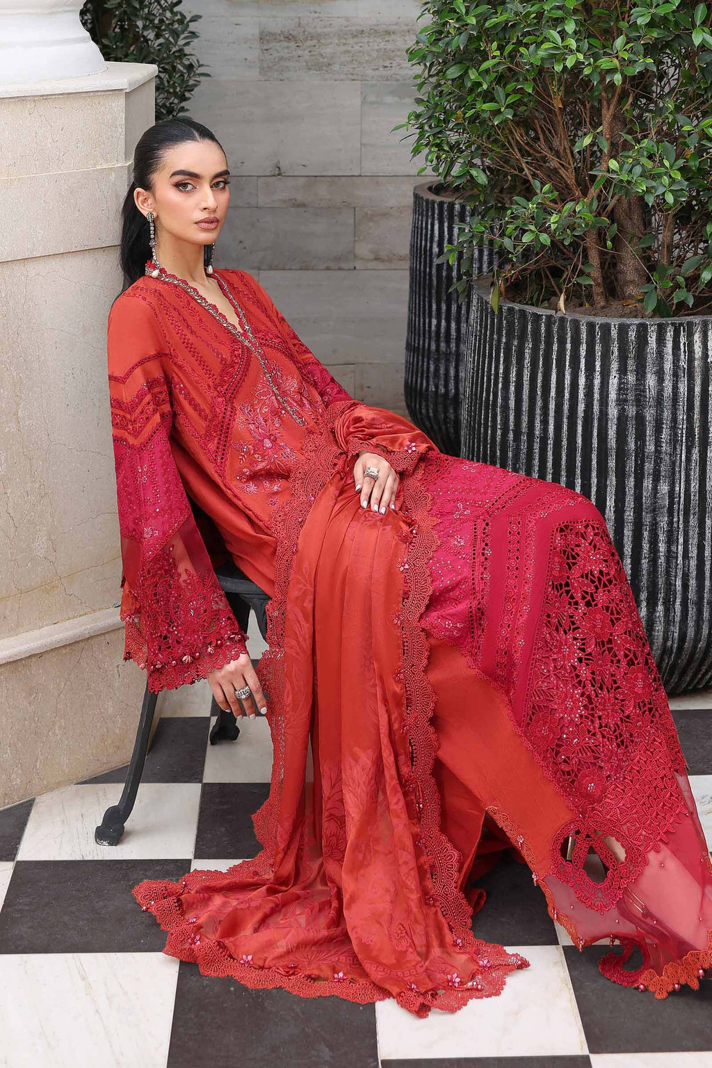 Maria B | Luxury Lawn 26 | 3 Piece Embroidered Lawn Suit