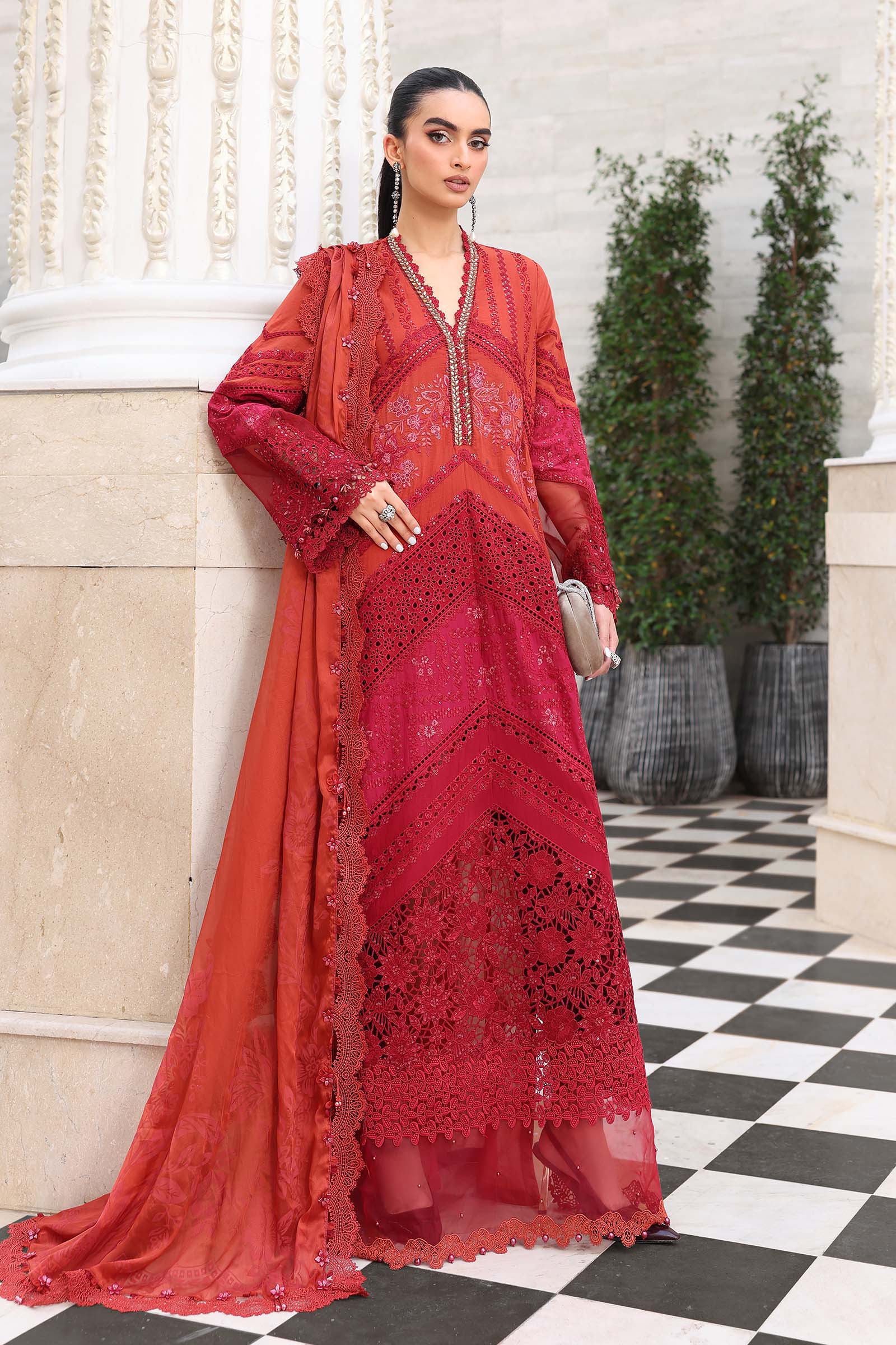 Maria B | Luxury Lawn 26 | 3 Piece Embroidered Lawn Suit