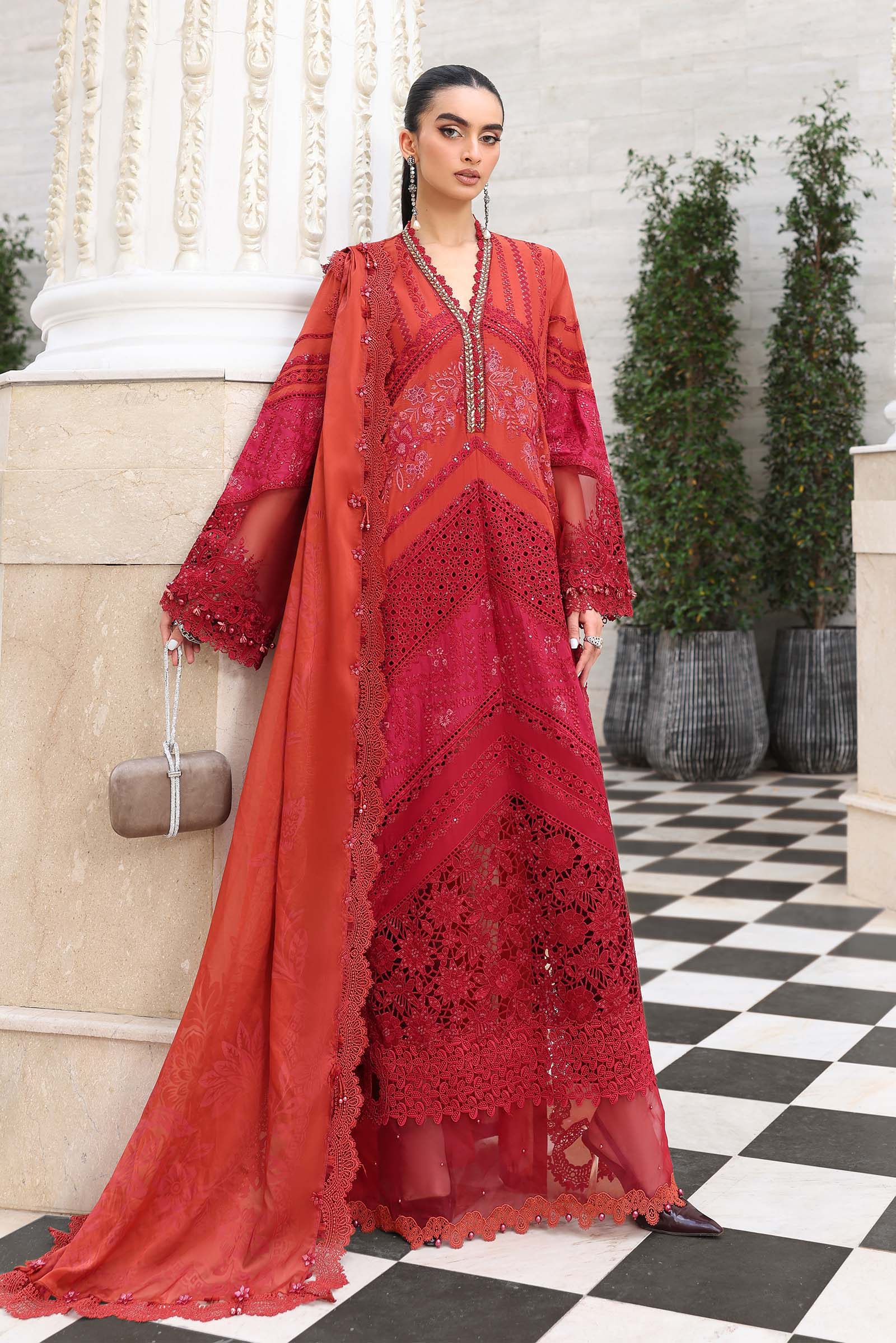 Maria B | Luxury Lawn 26 | 3 Piece Embroidered Lawn Suit