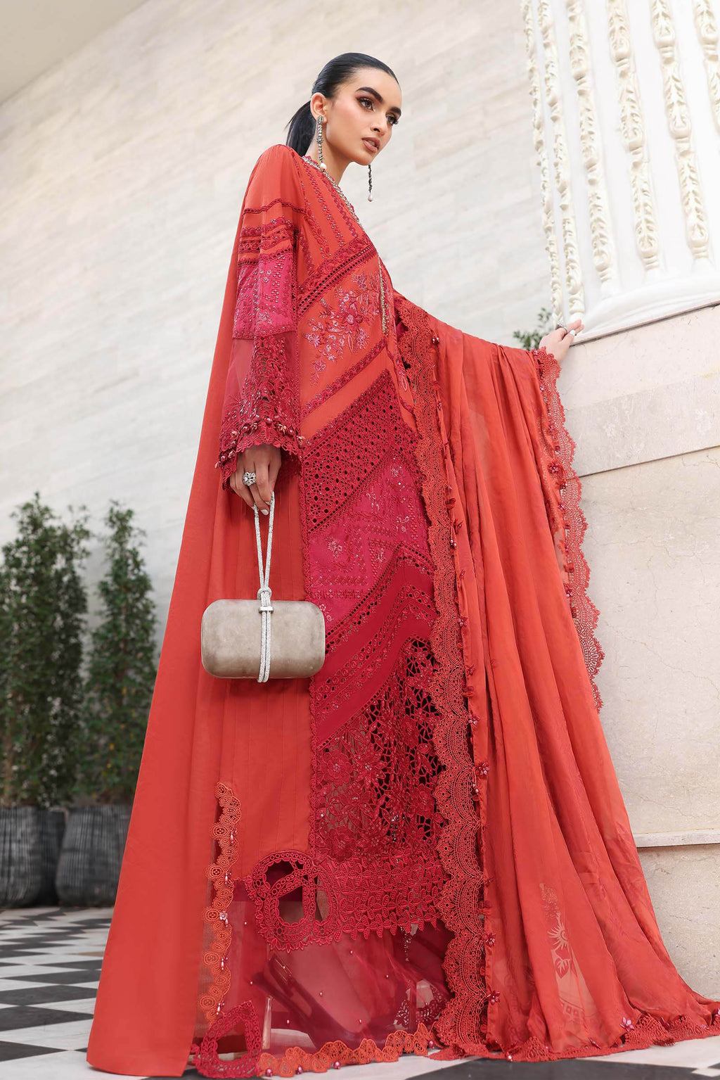 Maria B | Luxury Lawn 26 | 3 Piece Embroidered Lawn Suit