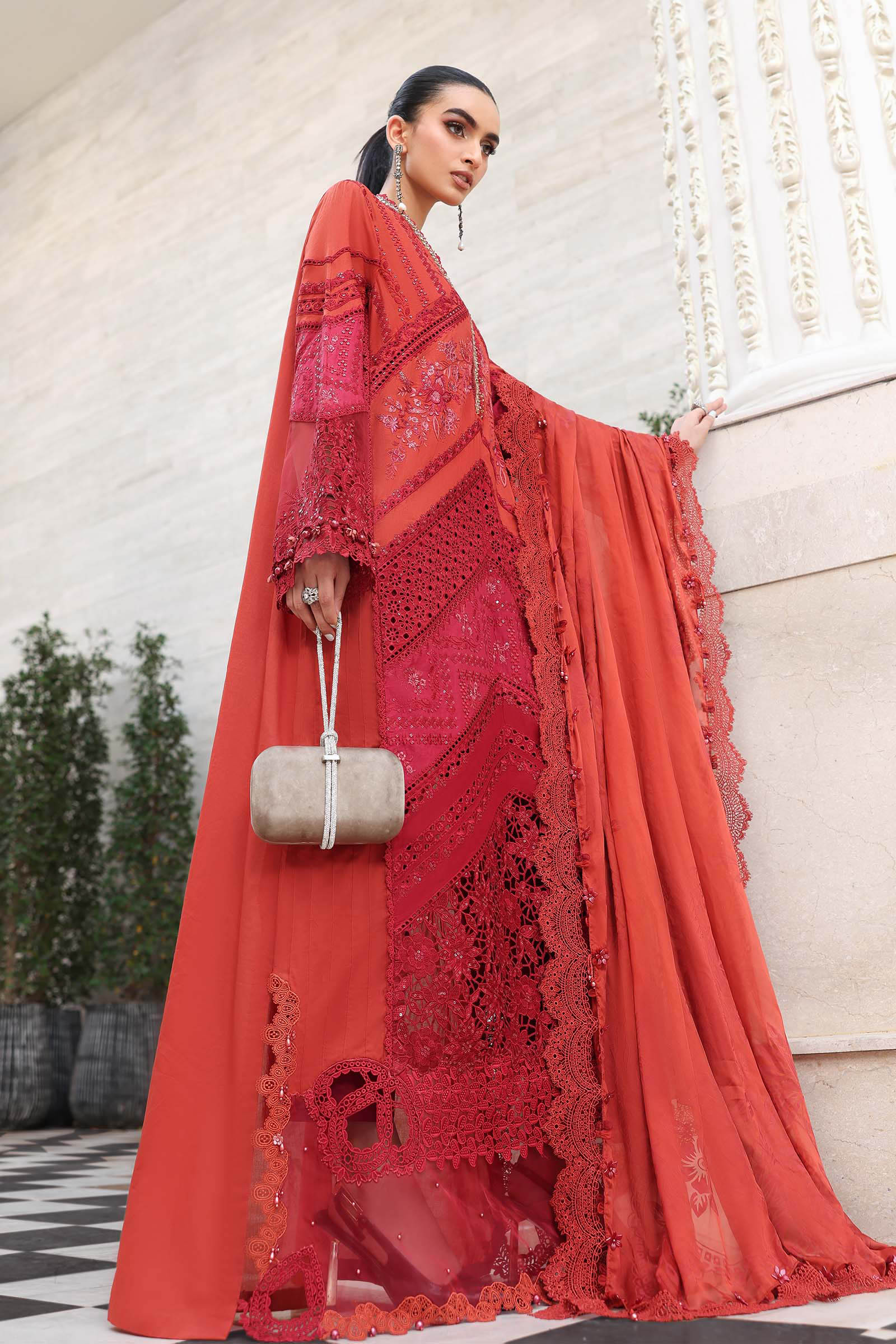 Maria B | Luxury Lawn 26 | 3 Piece Embroidered Lawn Suit