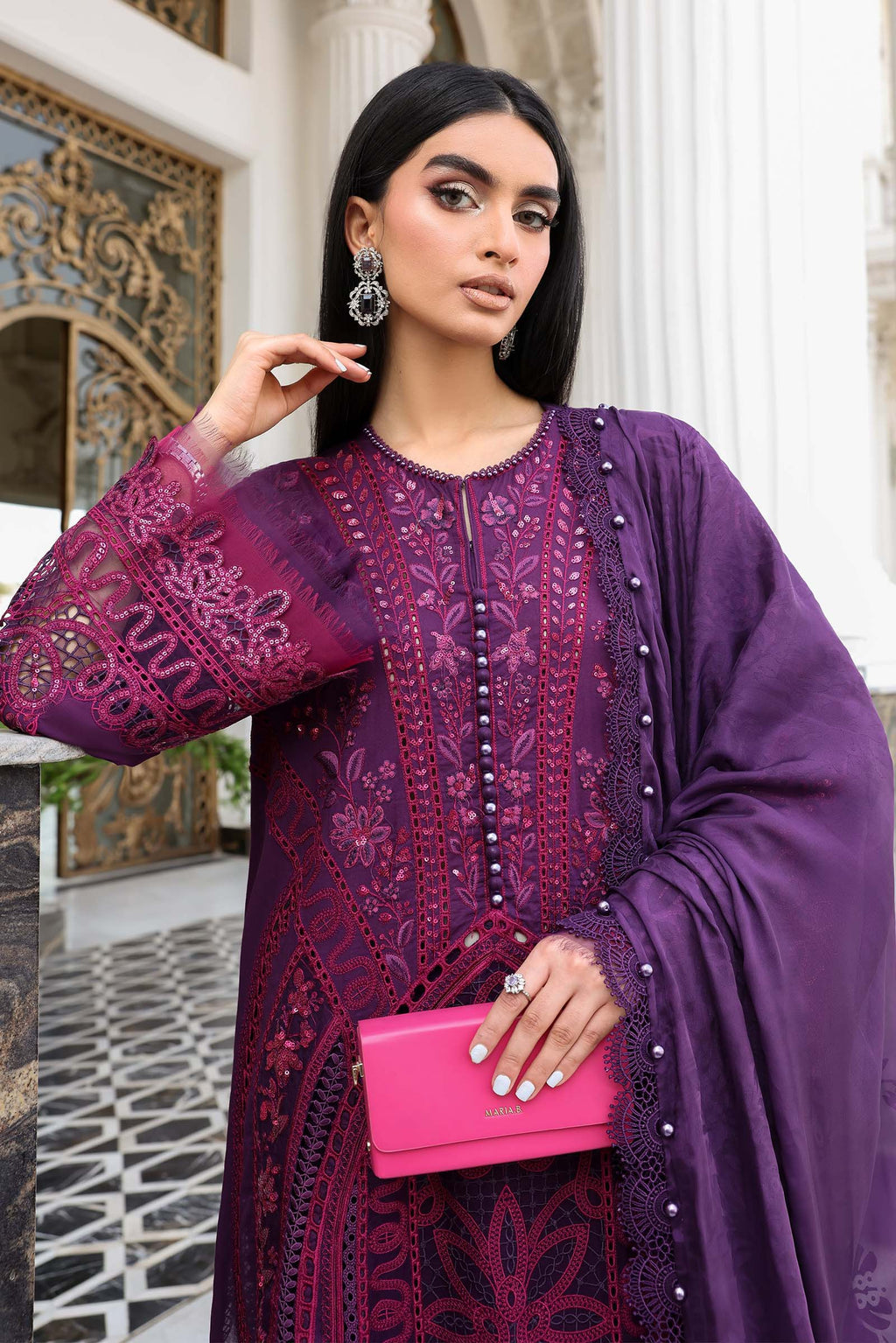 Maria B | Luxury Lawn 26 | 3 Piece Embroidered Lawn Suit