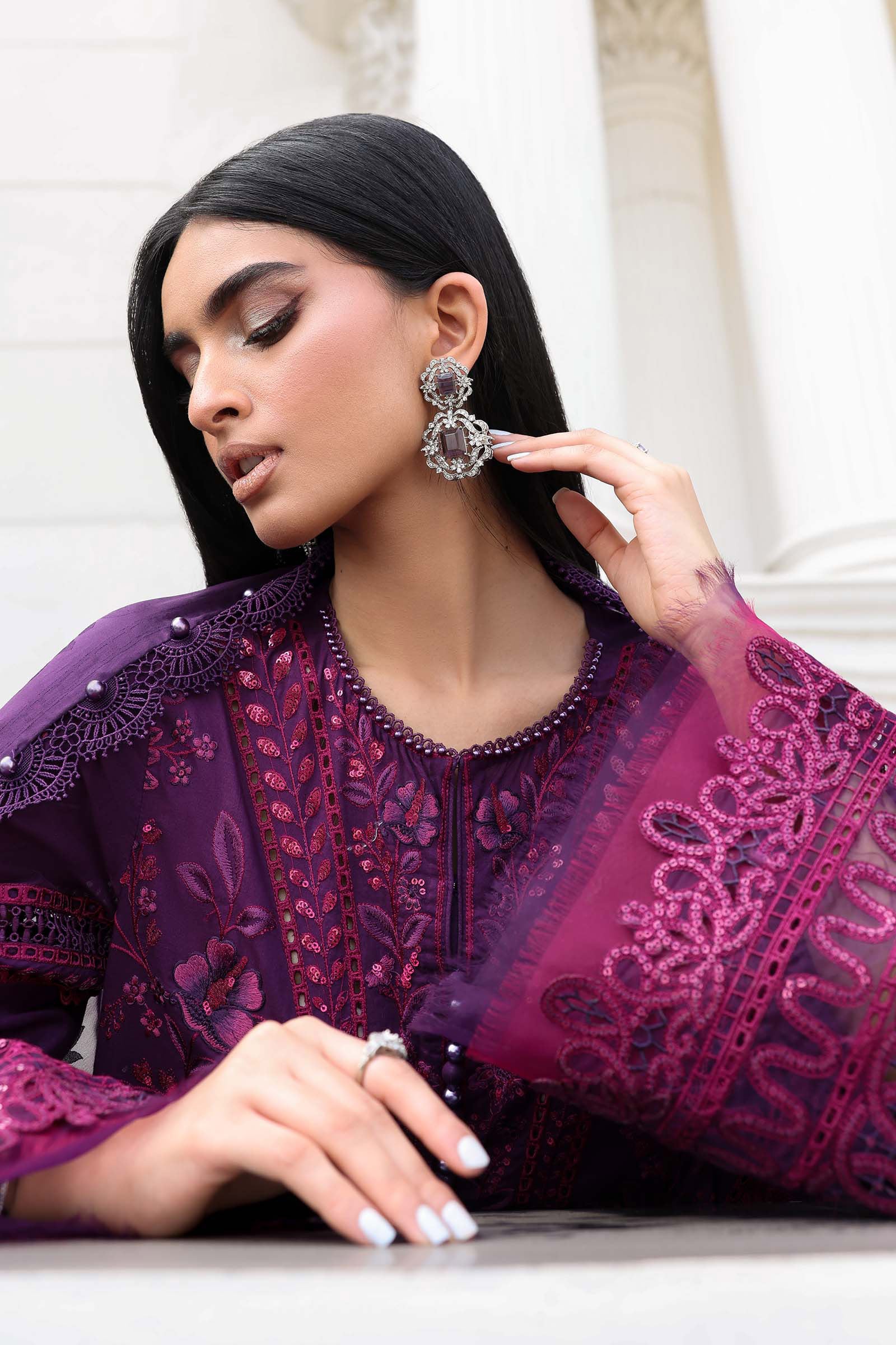Maria B | Luxury Lawn 26 | 3 Piece Embroidered Lawn Suit