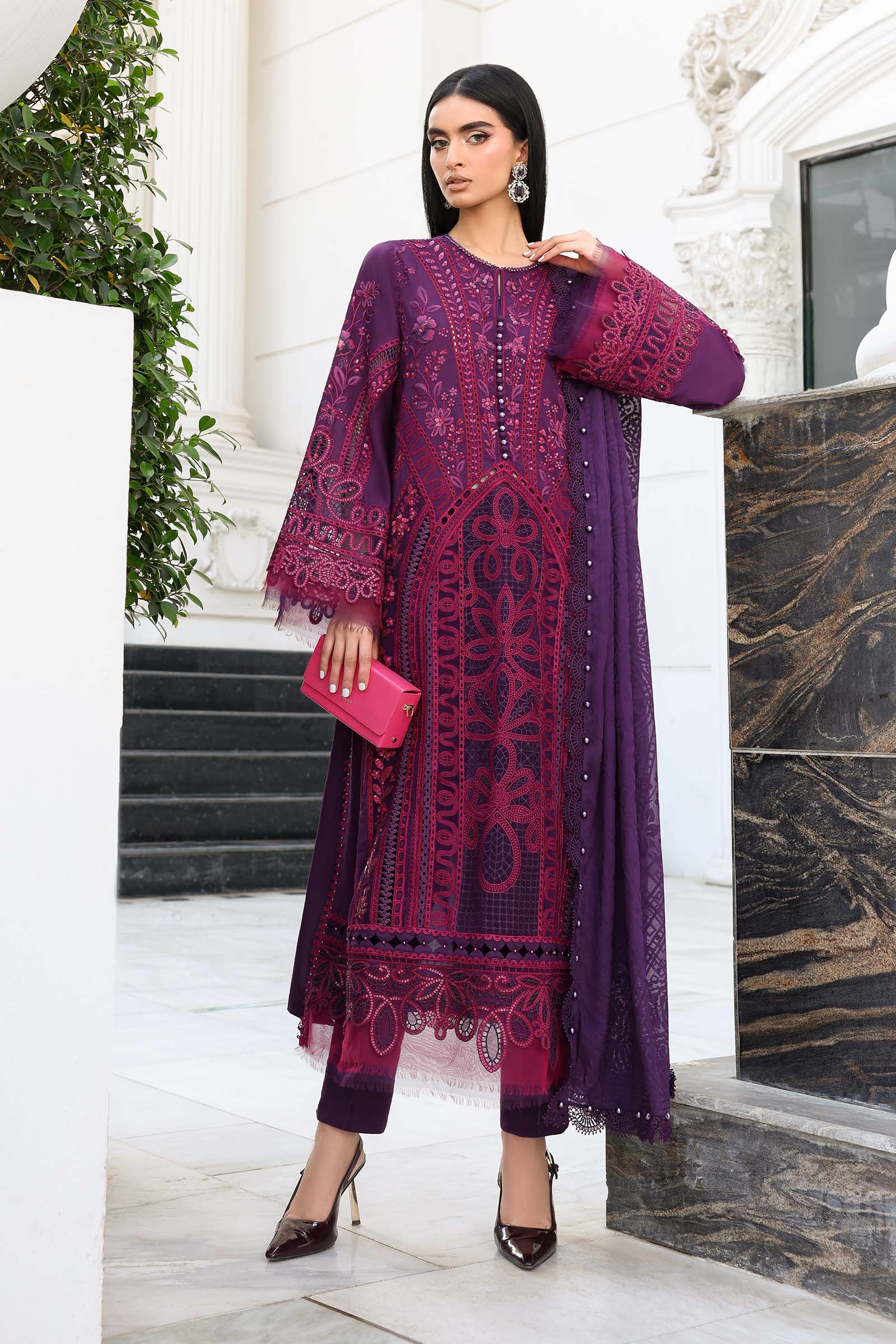 Maria B | Luxury Lawn 26 | 3 Piece Embroidered Lawn Suit