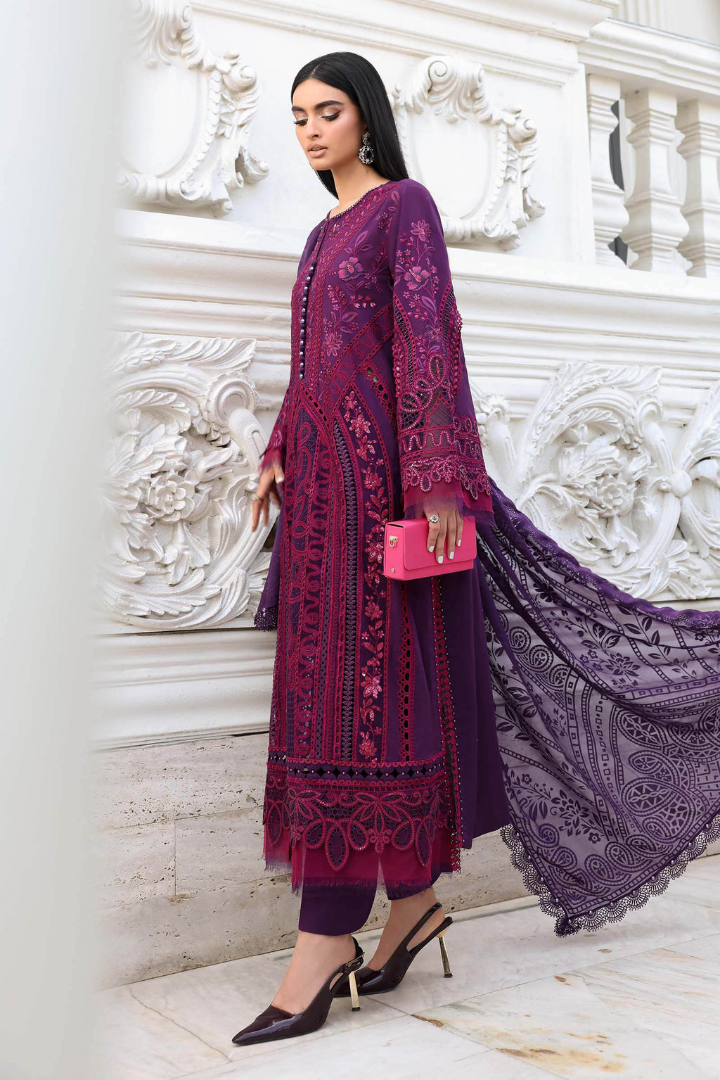 Maria B | Luxury Lawn 26 | 3 Piece Embroidered Lawn Suit