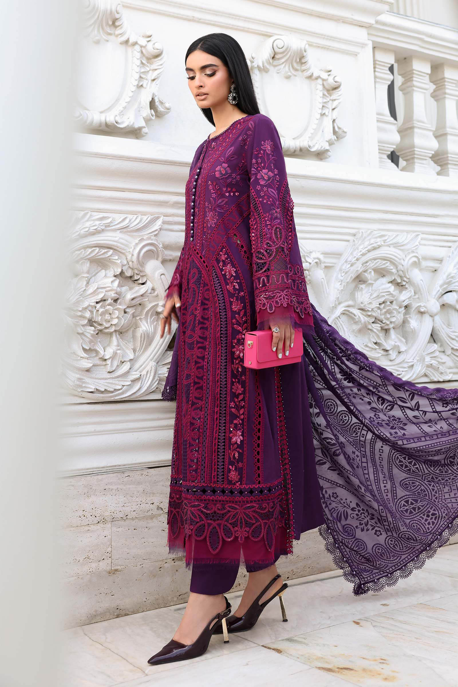 Maria B | Luxury Lawn 26 | 3 Piece Embroidered Lawn Suit