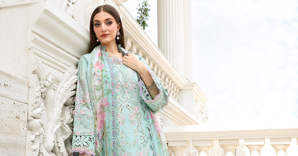 Maria B | Luxury Lawn 26 | 3 Piece Embroidered Lawn Suit