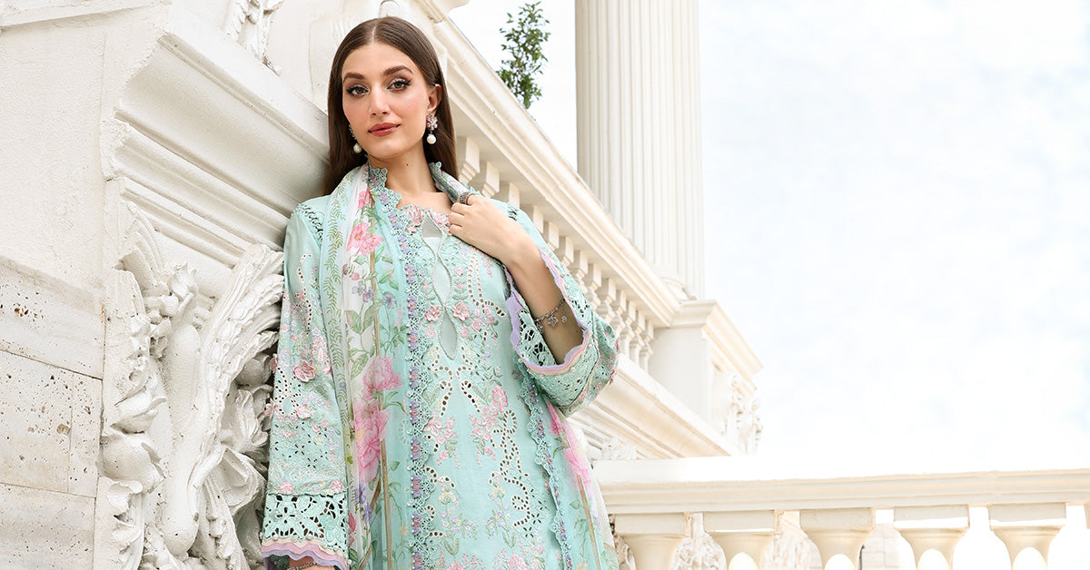 Maria B | Luxury Lawn 26 | 3 Piece Embroidered Lawn Suit