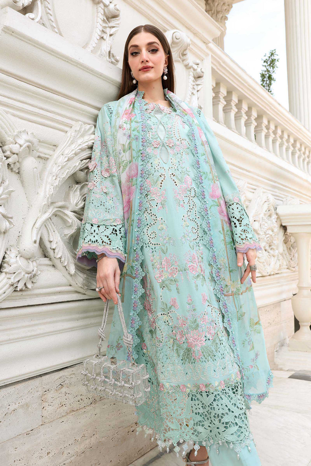 Maria B | Luxury Lawn 26 | 3 Piece Embroidered Lawn Suit