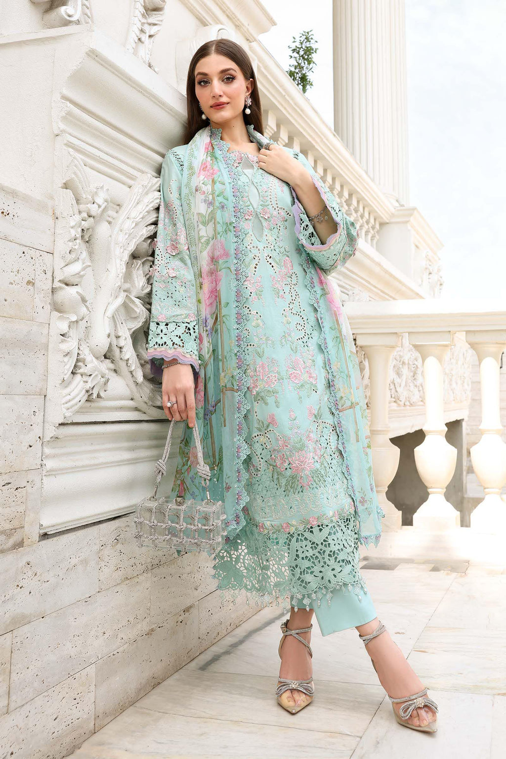 Maria B | Luxury Lawn 26 | 3 Piece Embroidered Lawn Suit